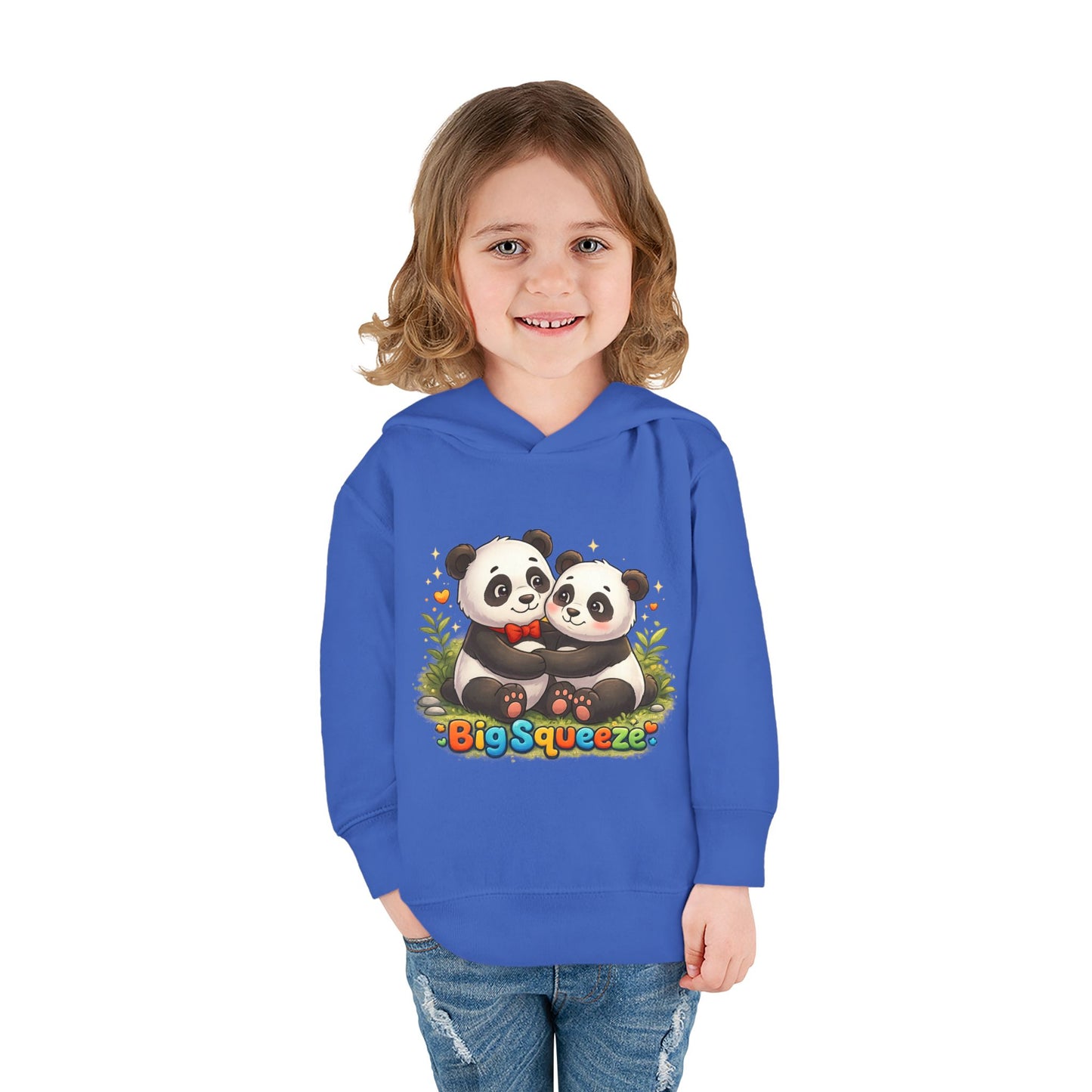 Big Squeeze Panda Toddler Pullover Fleece Hoodie