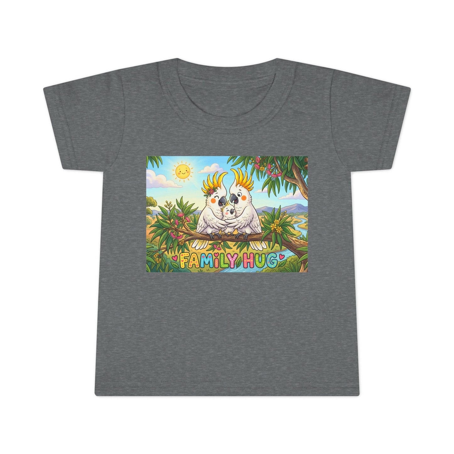 Family Hug Cockatoo Toddler T-shirt
