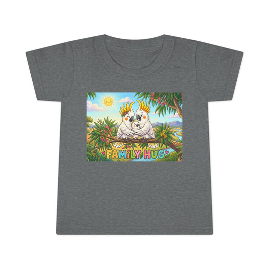 Family Hug Cockatoo Toddler T-shirt