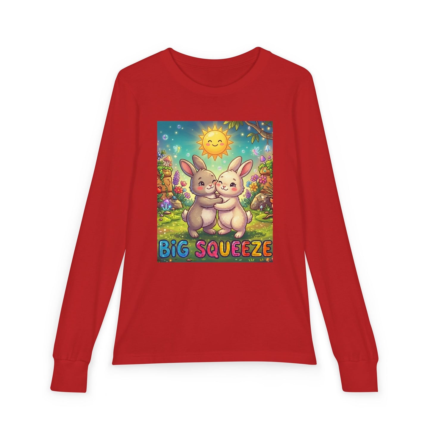 Big Squeeze Bunny Youth Jersey Long Sleeve Tee