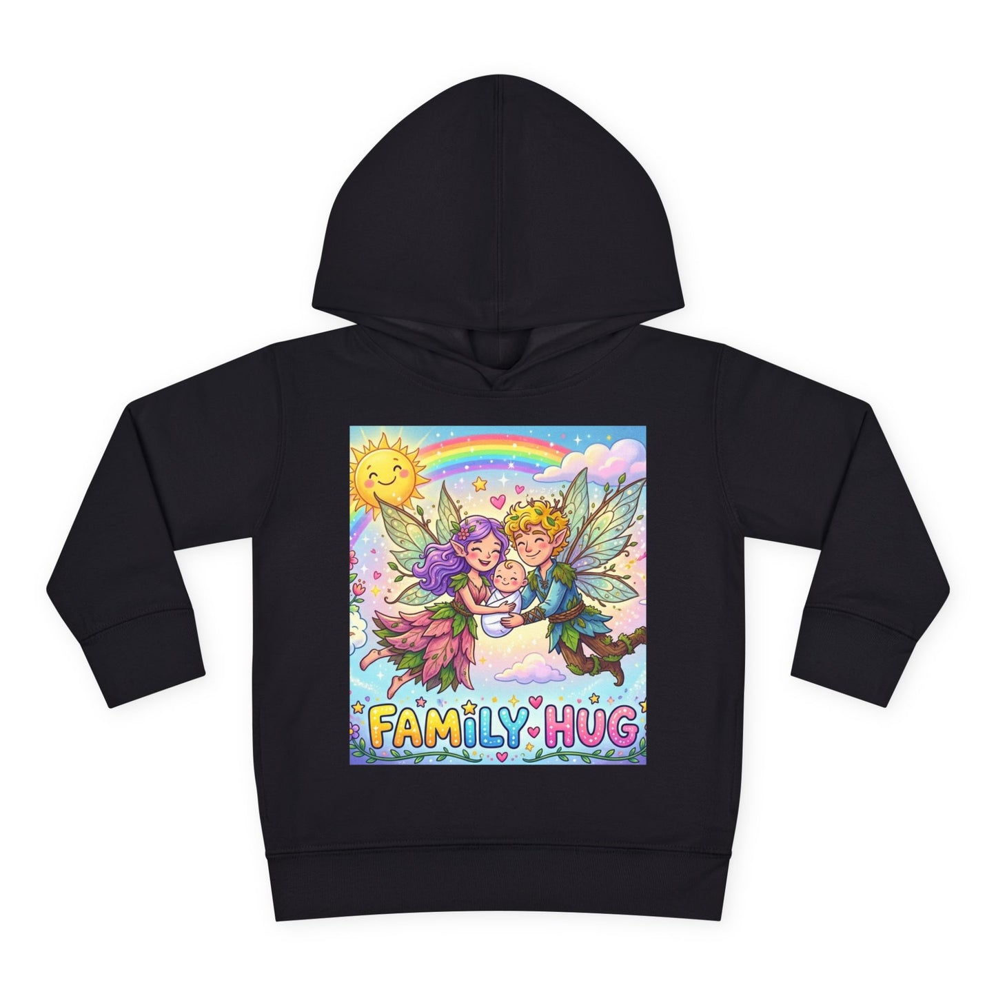 Family Hug Fairy Toddler Pullover Fleece Hoodie