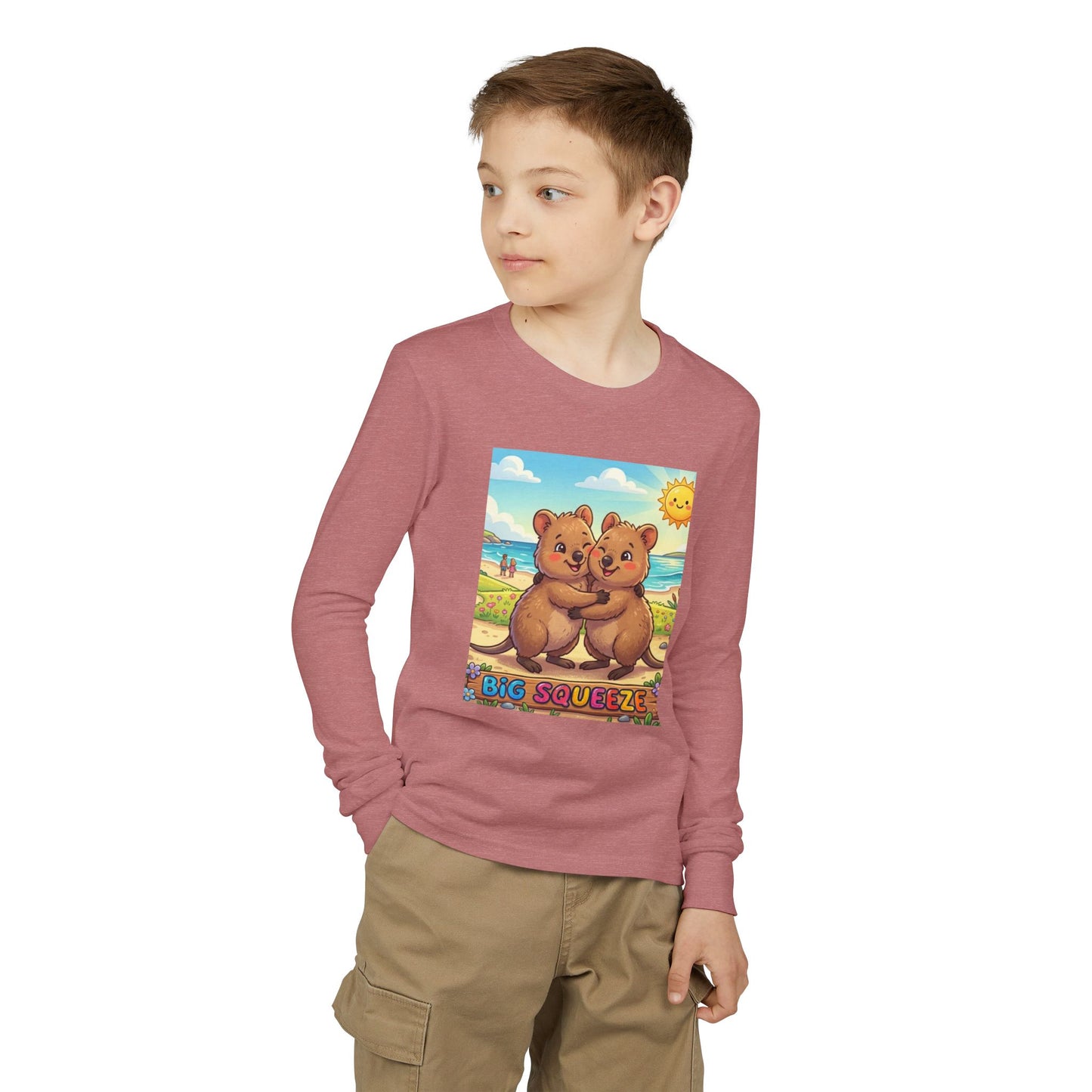 Big Squeeze Quokka Youth Jersey Long Sleeve Tee