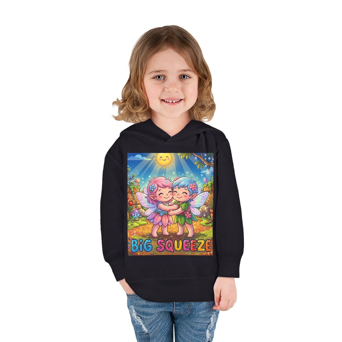 Big Squeeze Fairy Toddler Pullover Fleece Hoodie