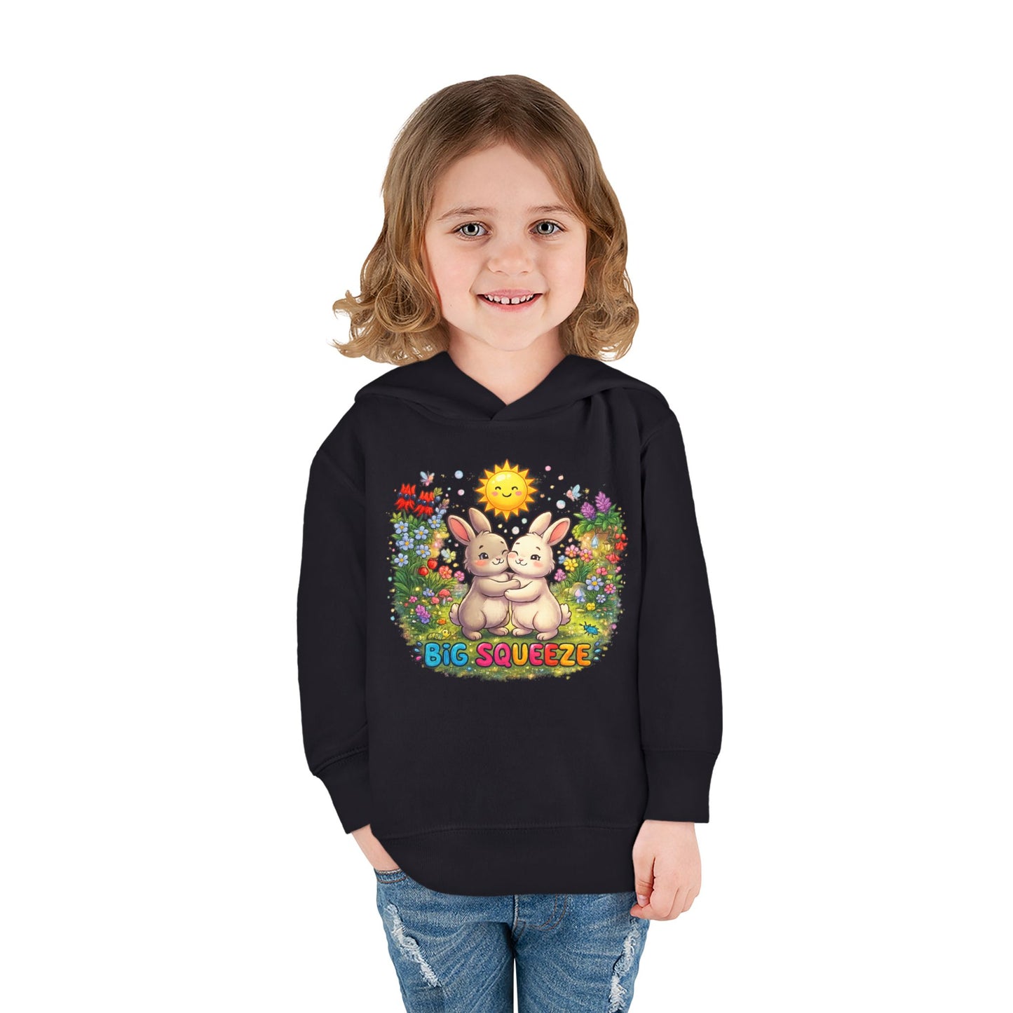 Big Squeeze Bunny Toddler Pullover Fleece Hoodie