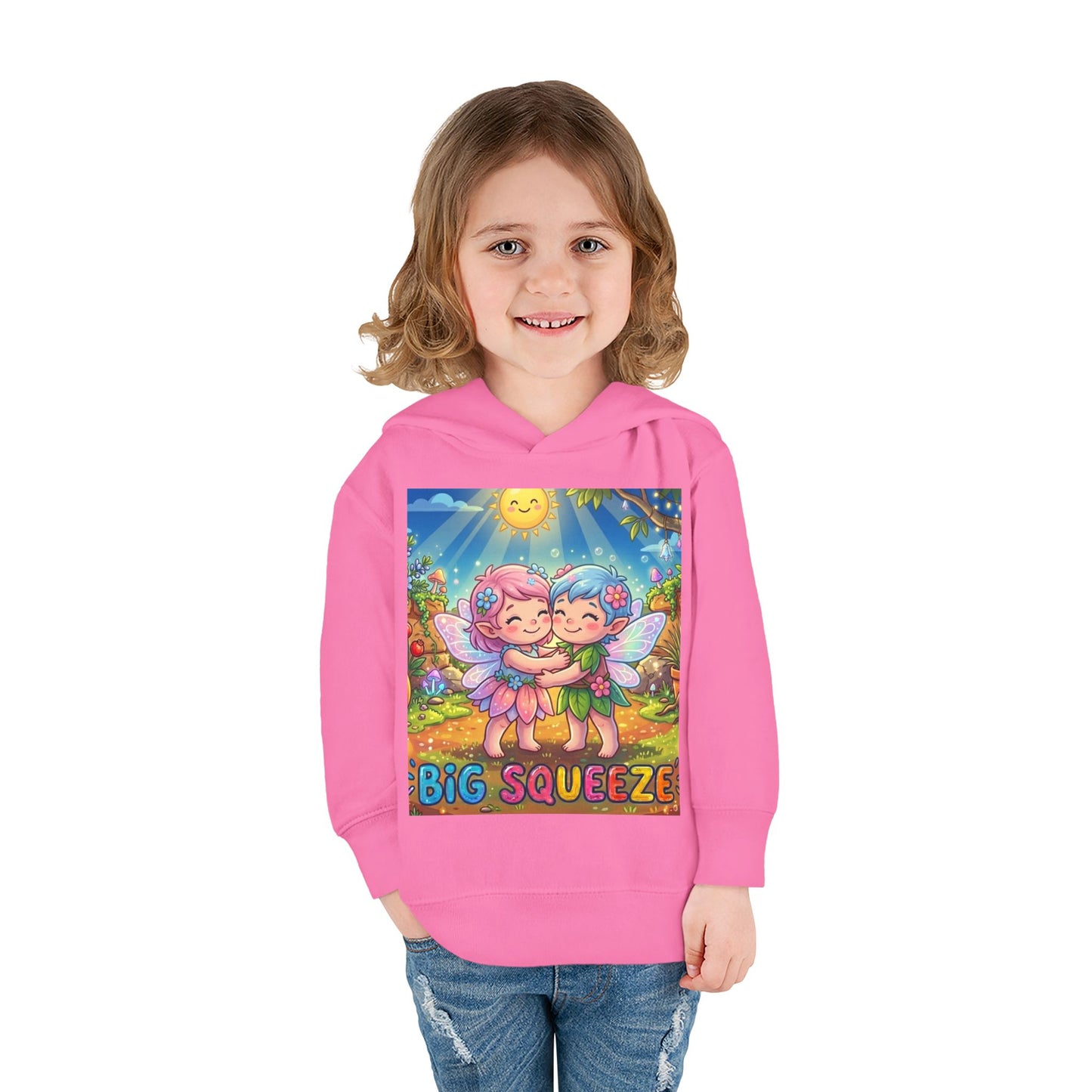 Big Squeeze Fairy Toddler Pullover Fleece Hoodie