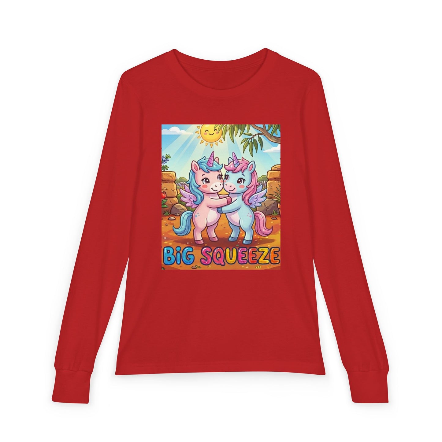 Big Squeeze Unicorn Youth Jersey Long Sleeve Tee