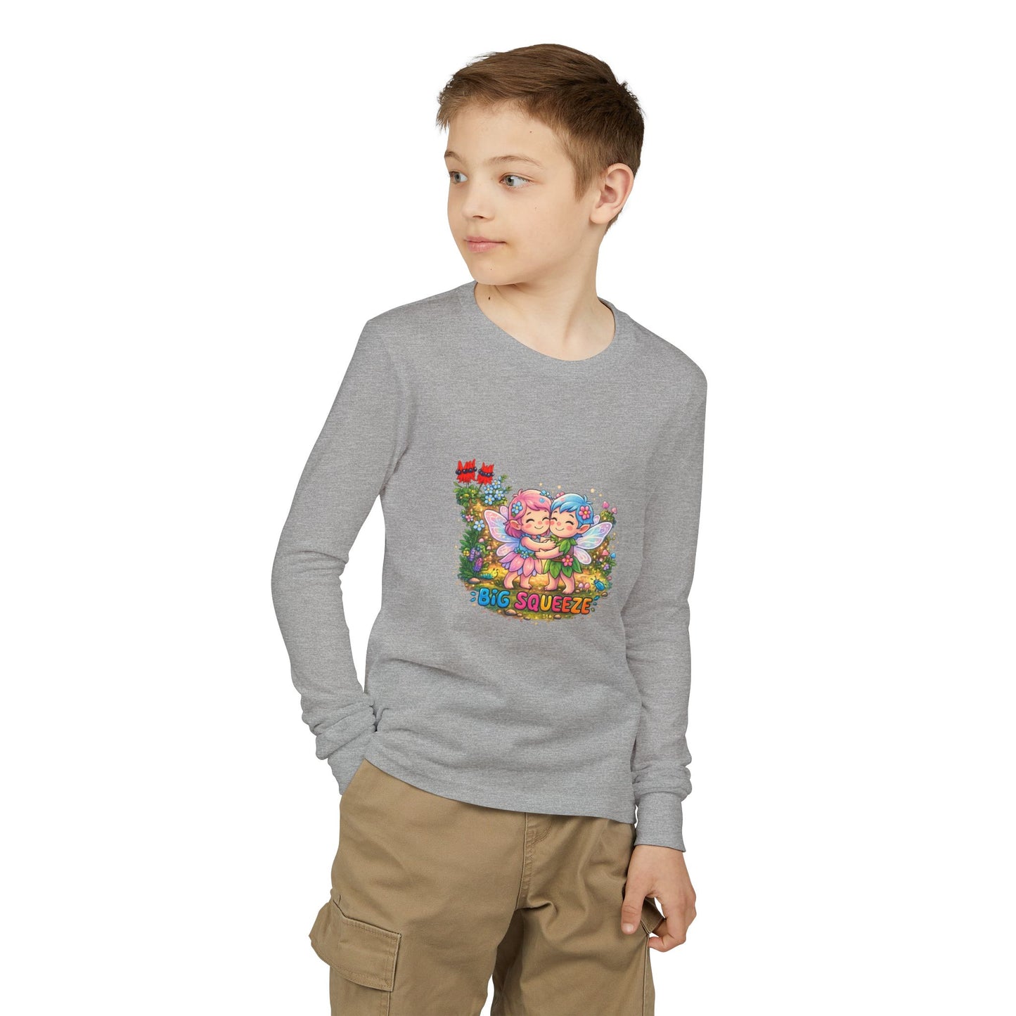 Big Squeeze Fairy Youth Jersey Long Sleeve Tee