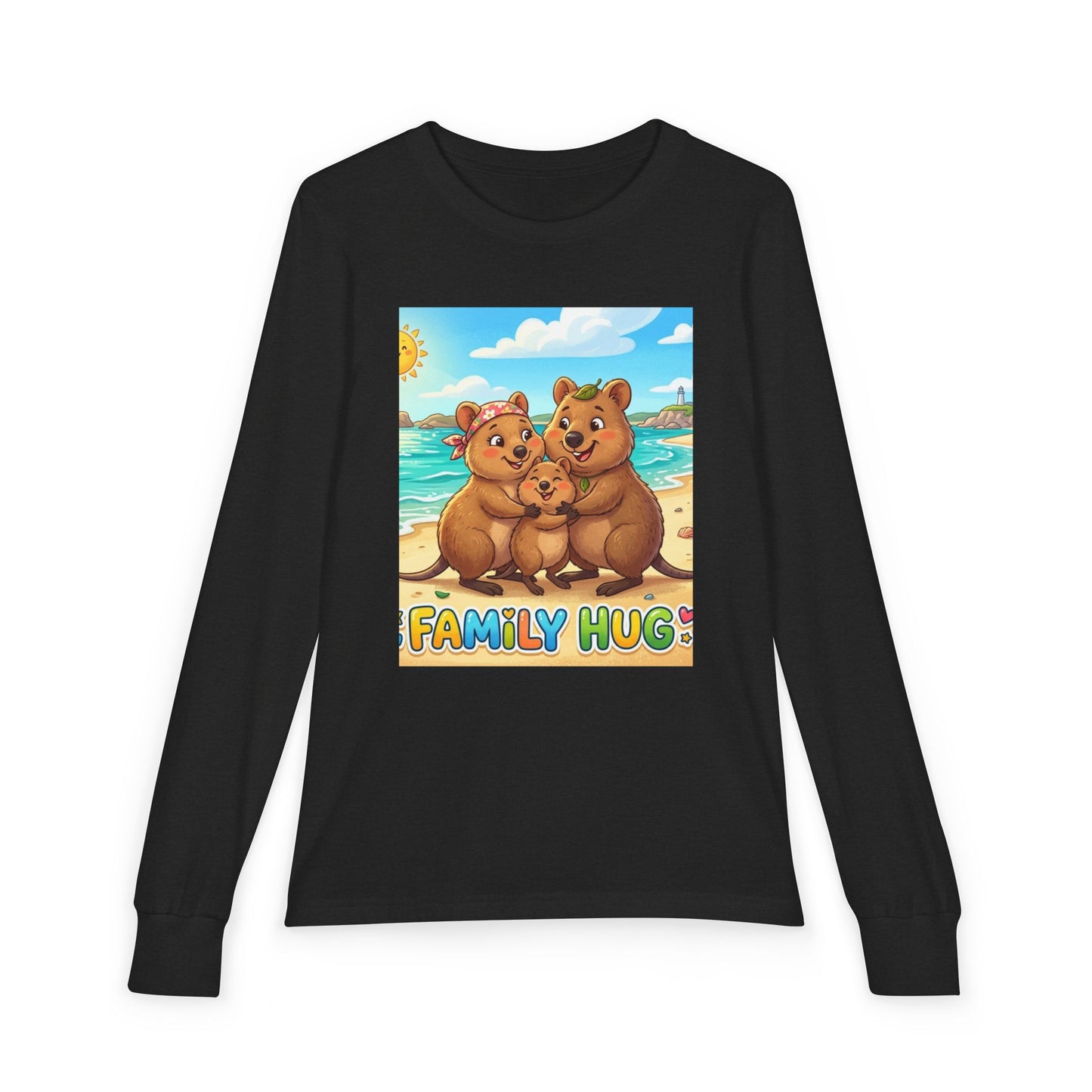 Family Hug Quokka Youth Jersey Long Sleeve Tee
