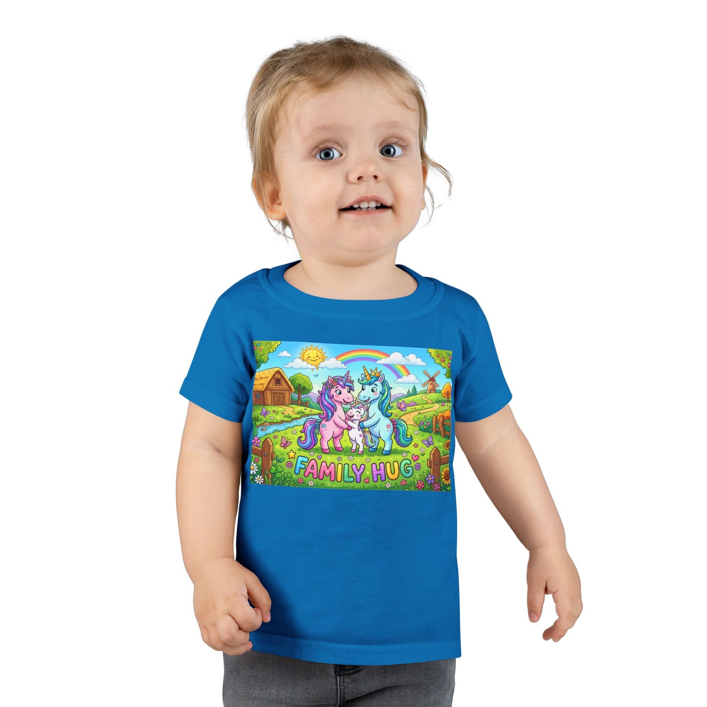 Family Hug Unicorn Toddler T-shirt