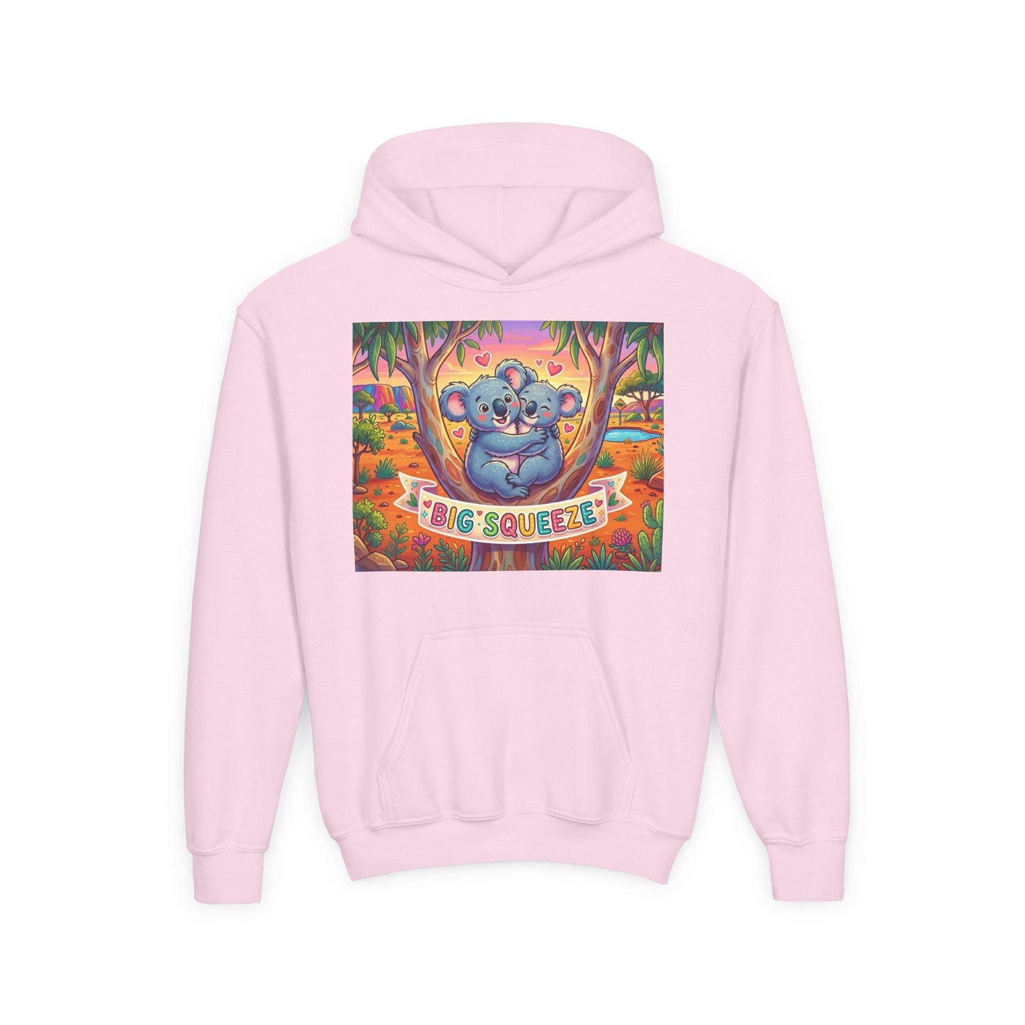 Big Squeeze Koala Youth Heavy Blend Hooded Sweatshirt