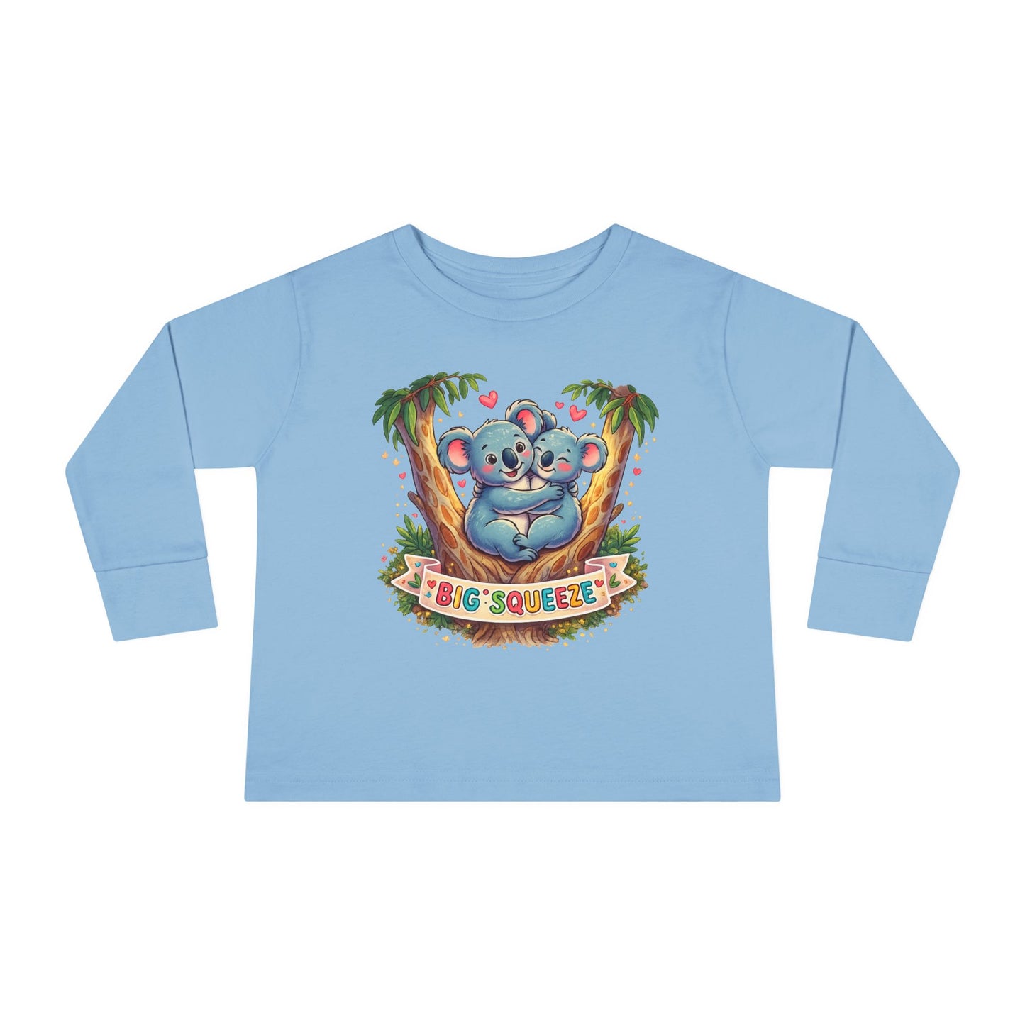 Big Squeeze Koala Toddler Long Sleeve Tee