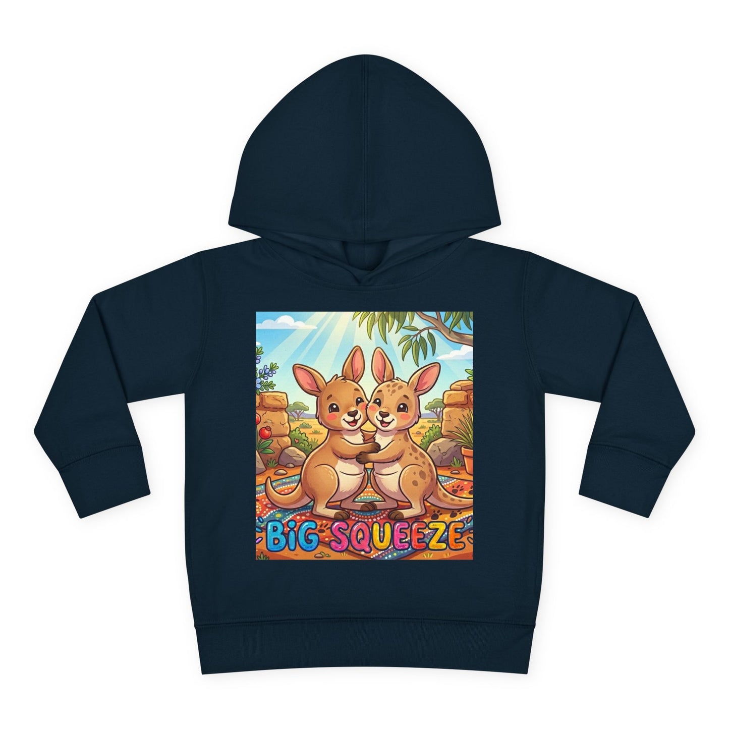 Big Squeeze Kangaroo Toddler Pullover Fleece Hoodie
