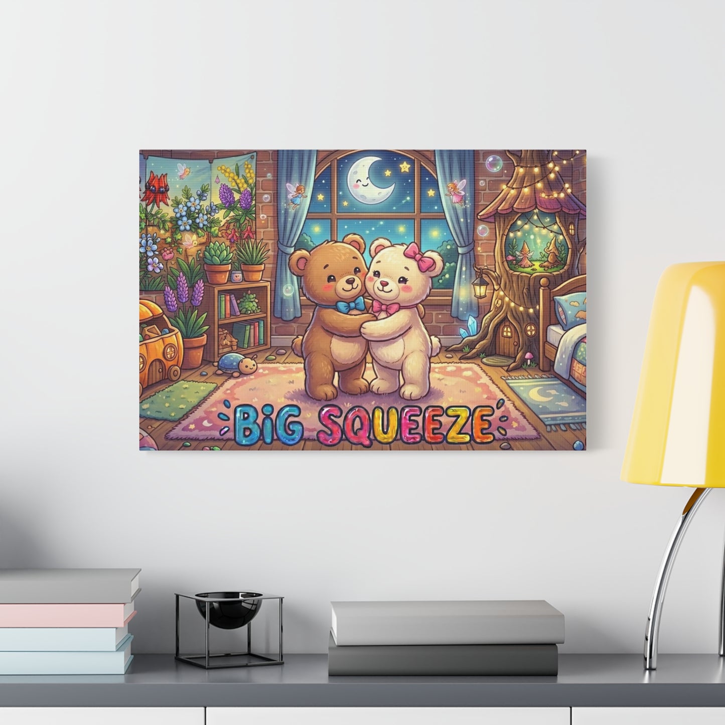 Big Squeeze Teddy Classic Canvas