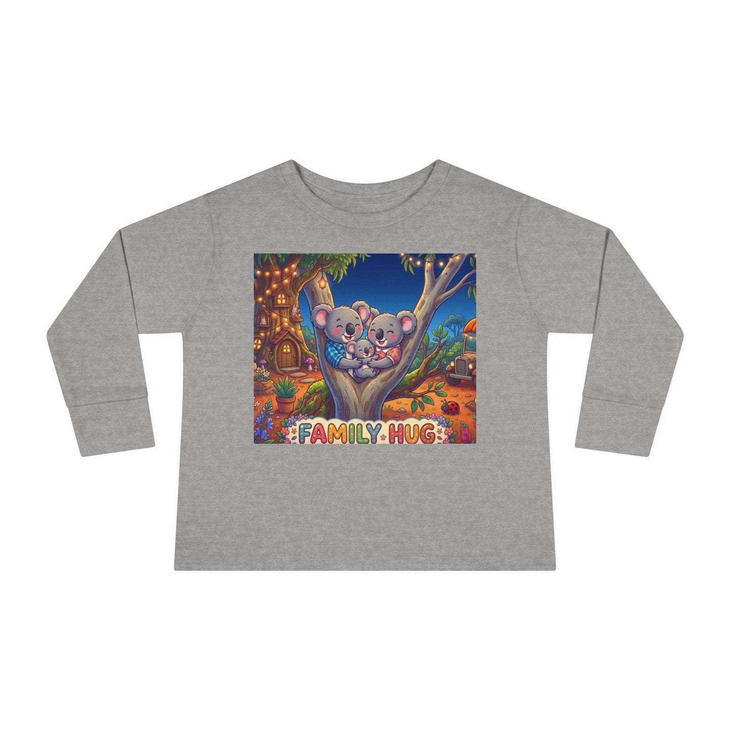 Family Hug Koala Toddler Long Sleeve Tee