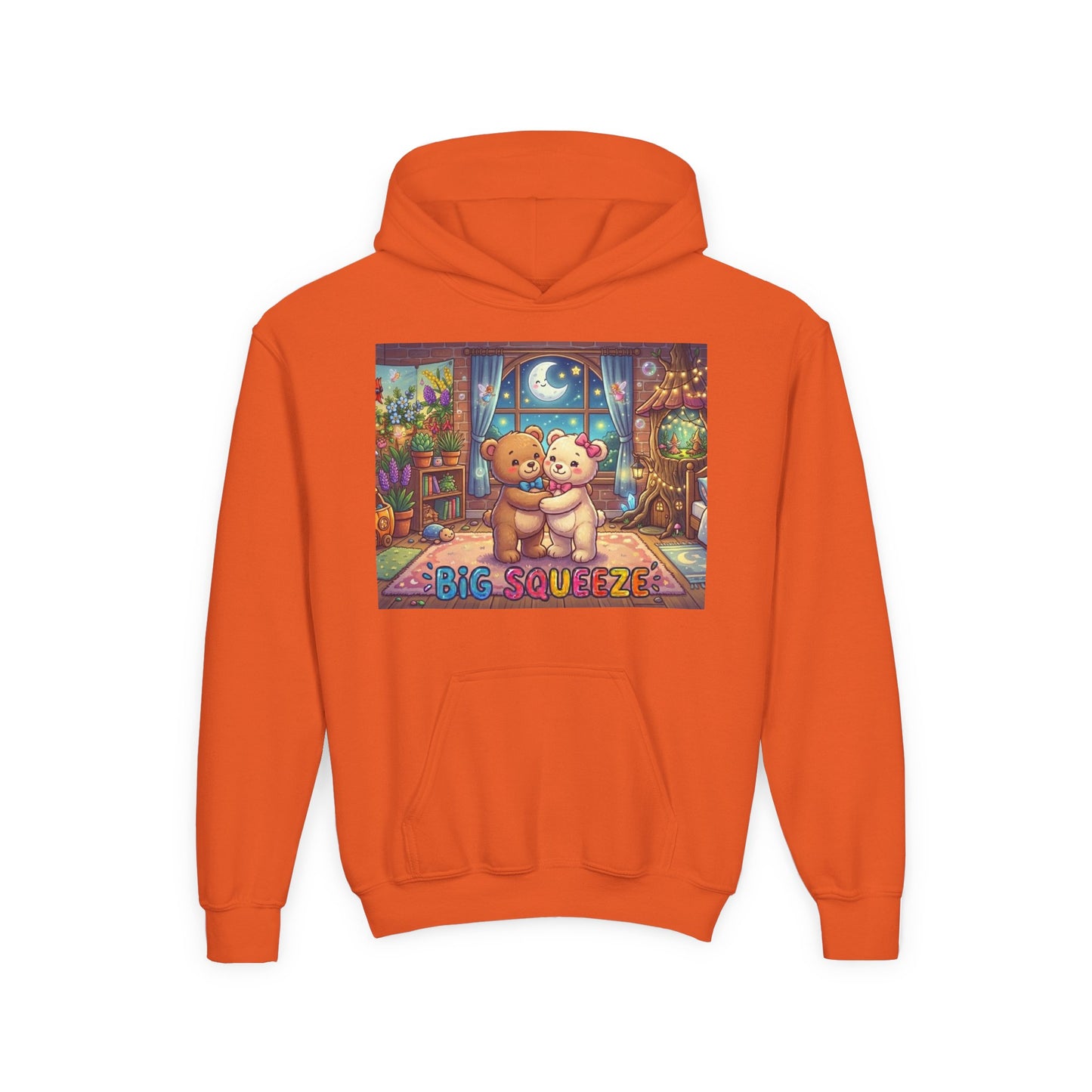 Big Squeeze Teddy Youth Heavy Blend Hooded Sweatshirt