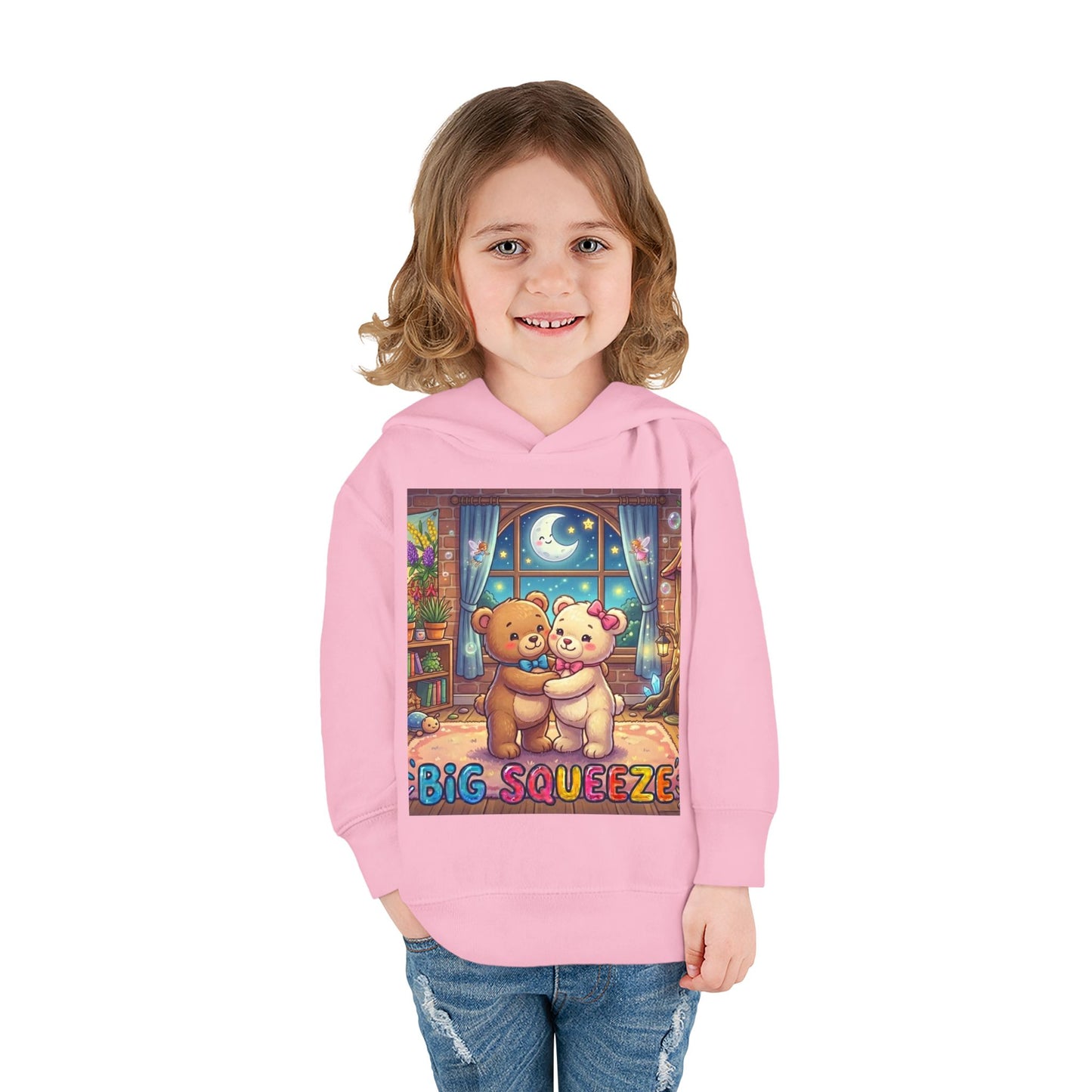 Big Squeeze Teddy Toddler Pullover Fleece Hoodie