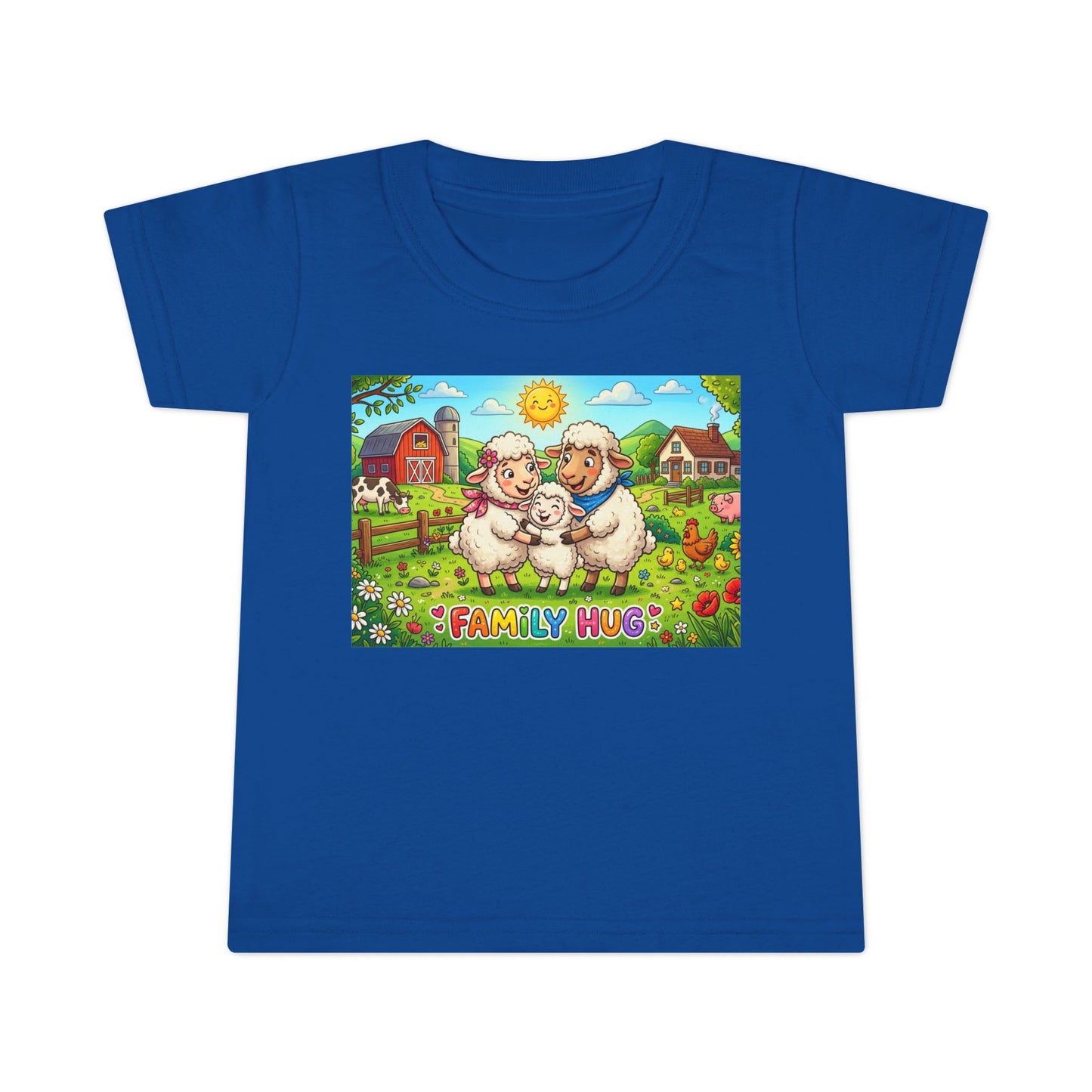 Family Hug Lamb Toddler T-shirt