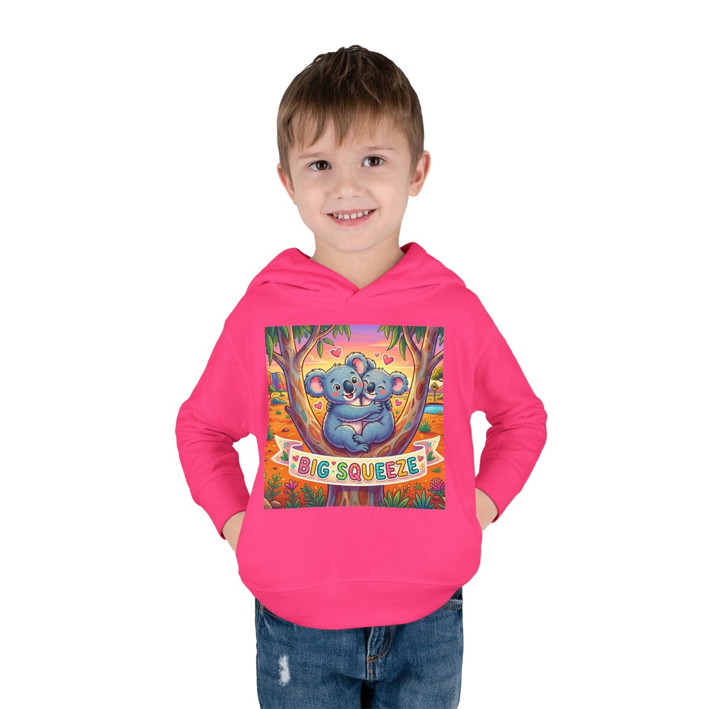 Big Squeeze Koala Toddler Pullover Fleece Hoodie