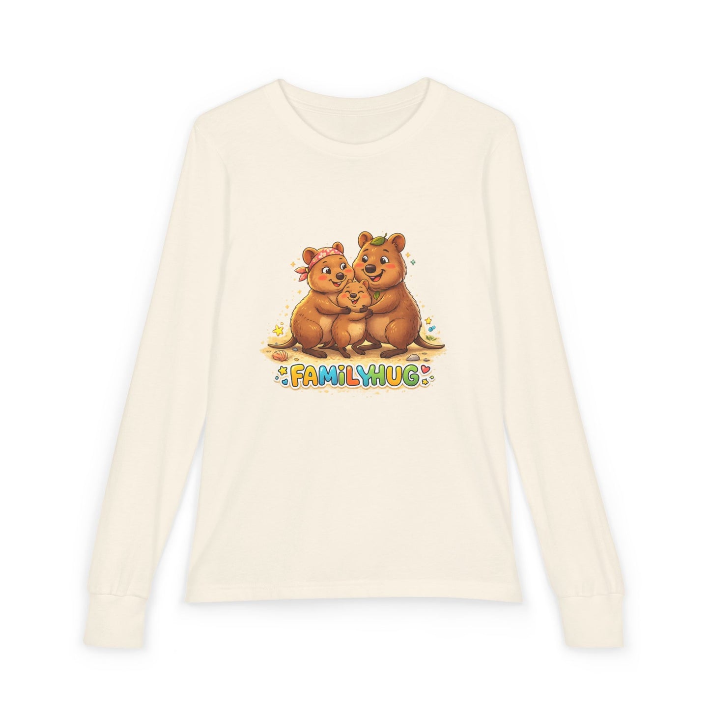 Family Hug Quokka Youth Jersey Long Sleeve Tee