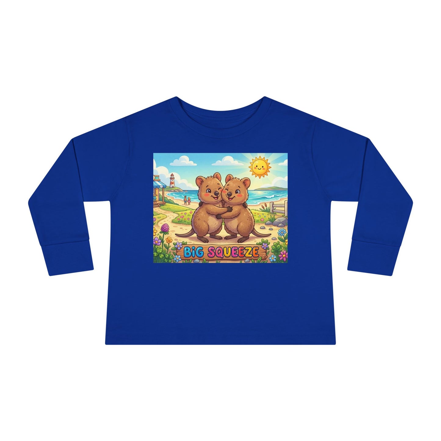 Big Squeeze Quokka Toddler Long Sleeve Tee