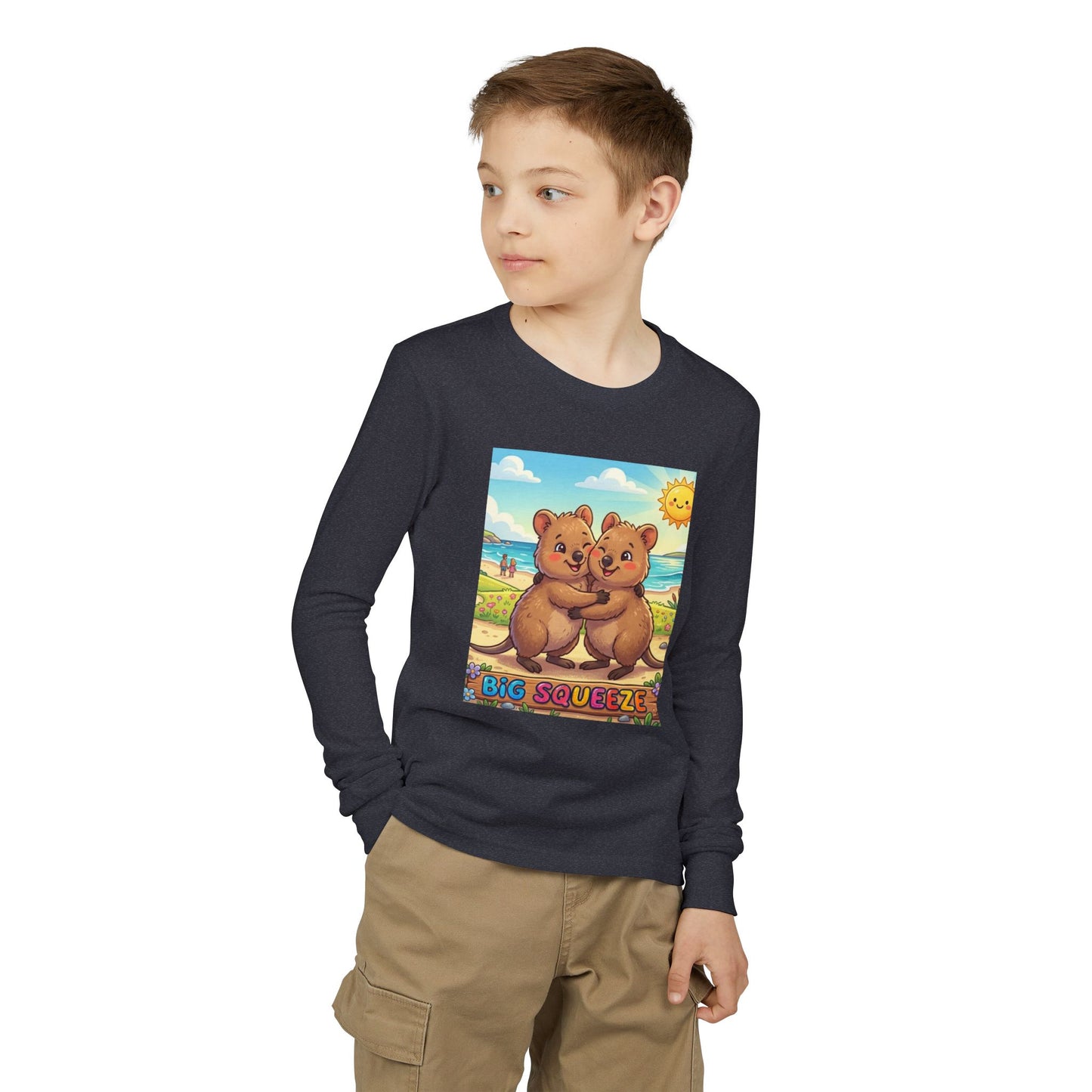 Big Squeeze Quokka Youth Jersey Long Sleeve Tee