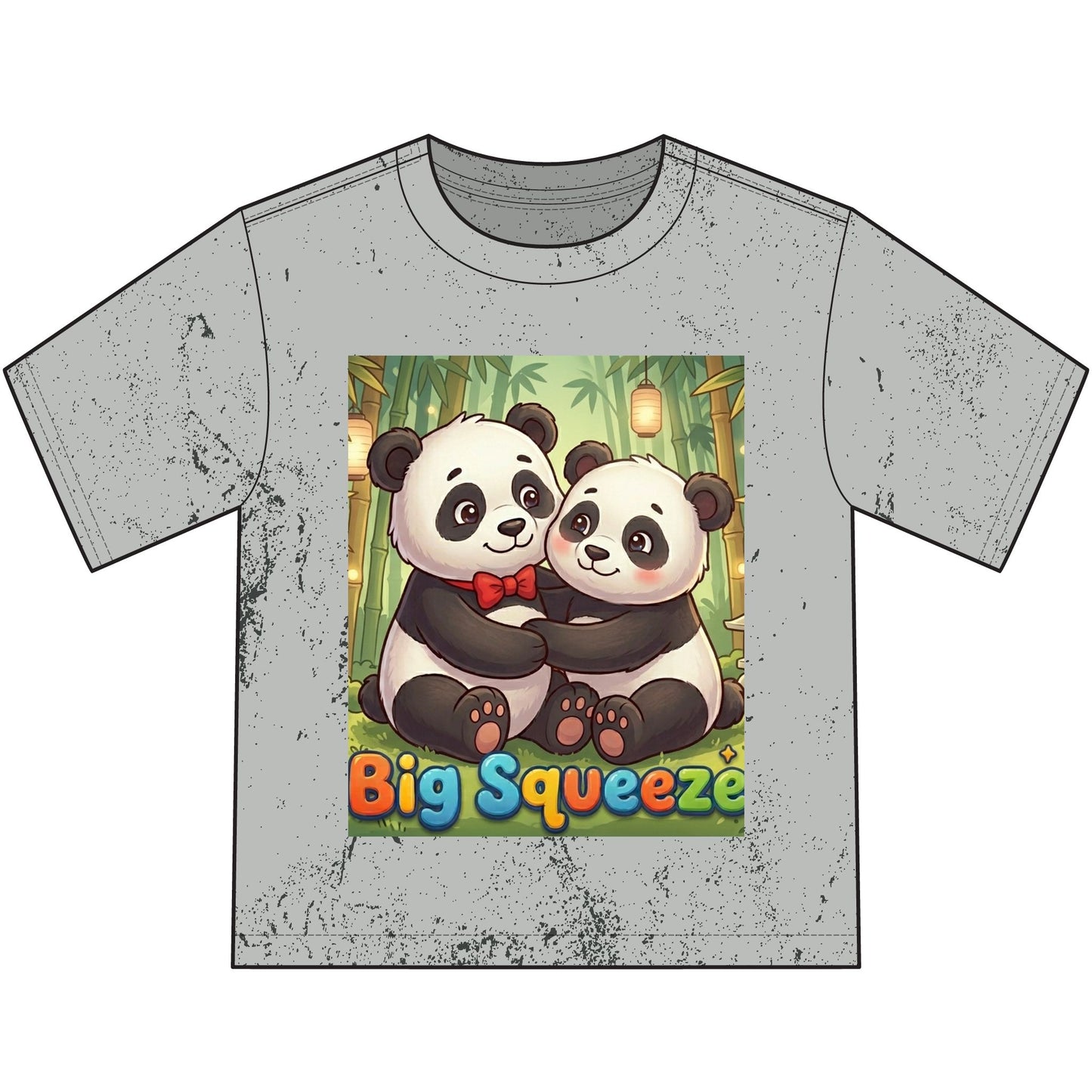 Big Squeeze Panda Heavyweight Color Blast Youth T-Shirt