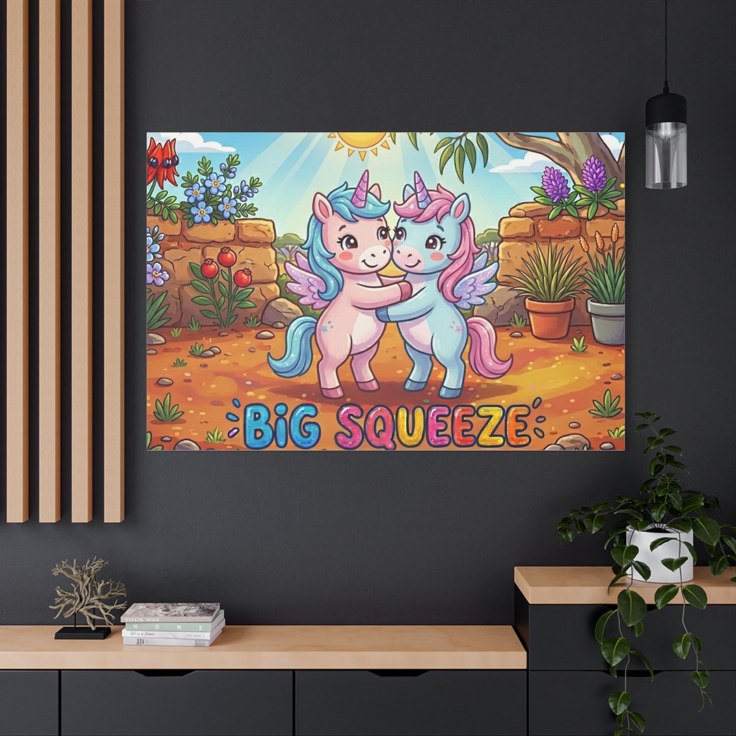 Big Squeeze Unicorn Classic Canvas