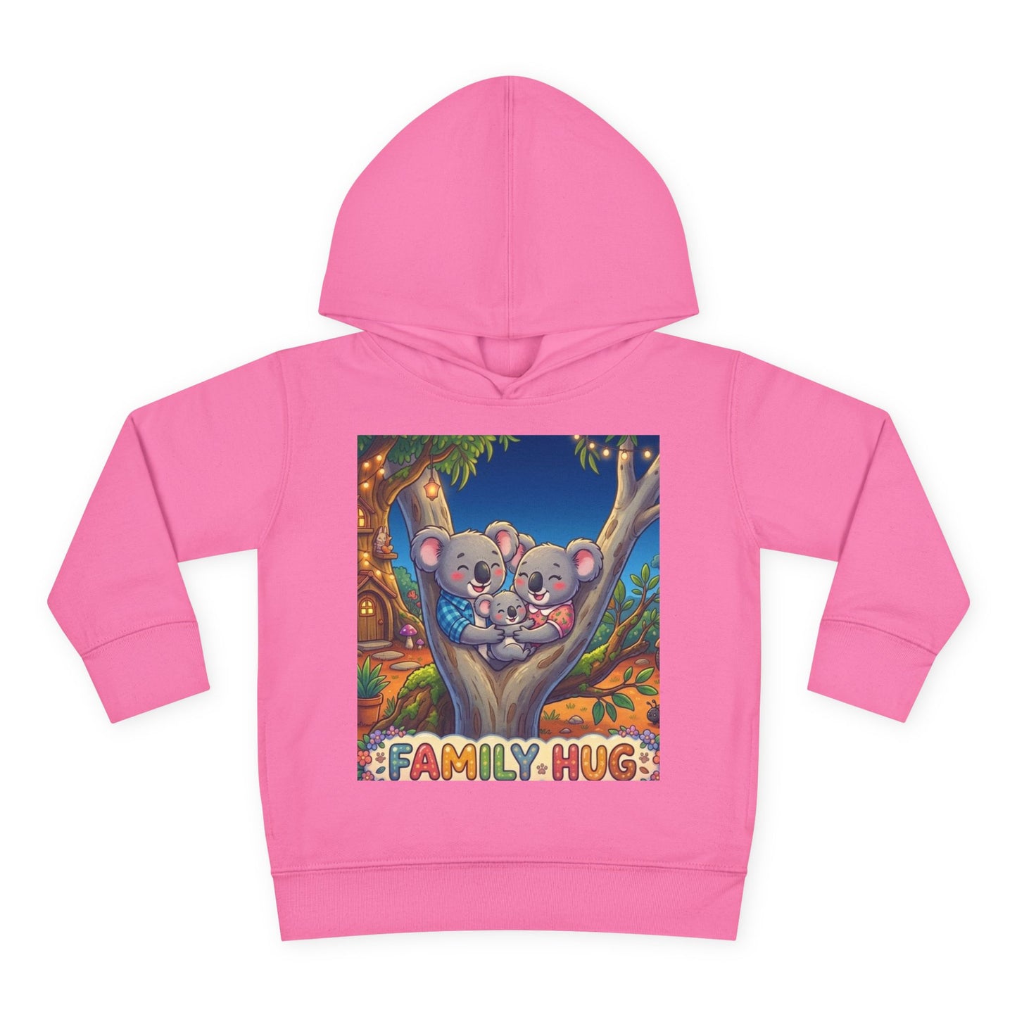 Family Hug Koala Toddler Pullover Fleece Hoodie