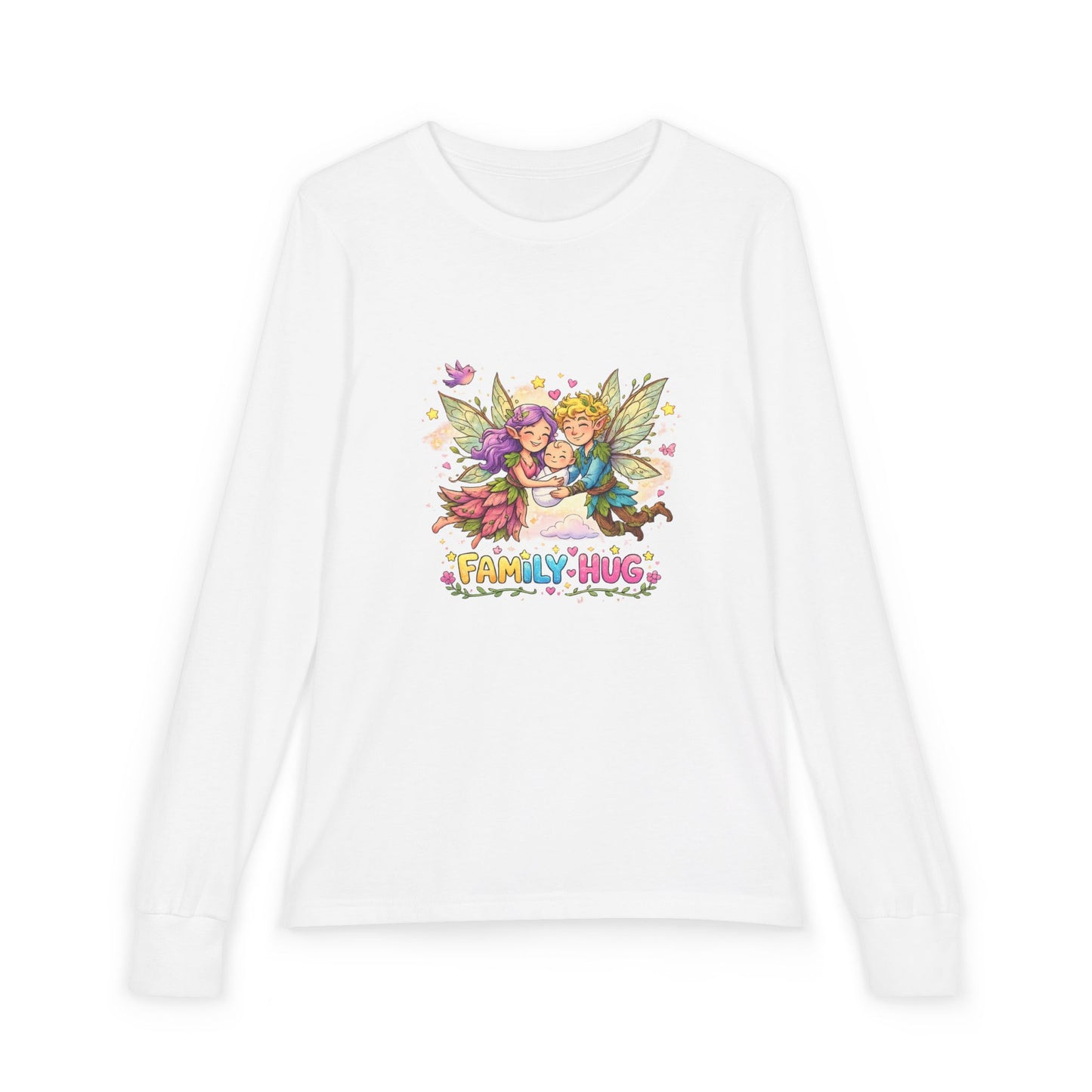 Family Hug Fairy Youth Jersey Long Sleeve Tee