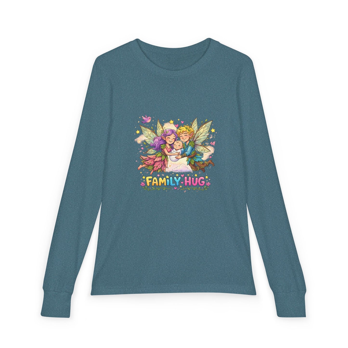 Family Hug Fairy Youth Jersey Long Sleeve Tee