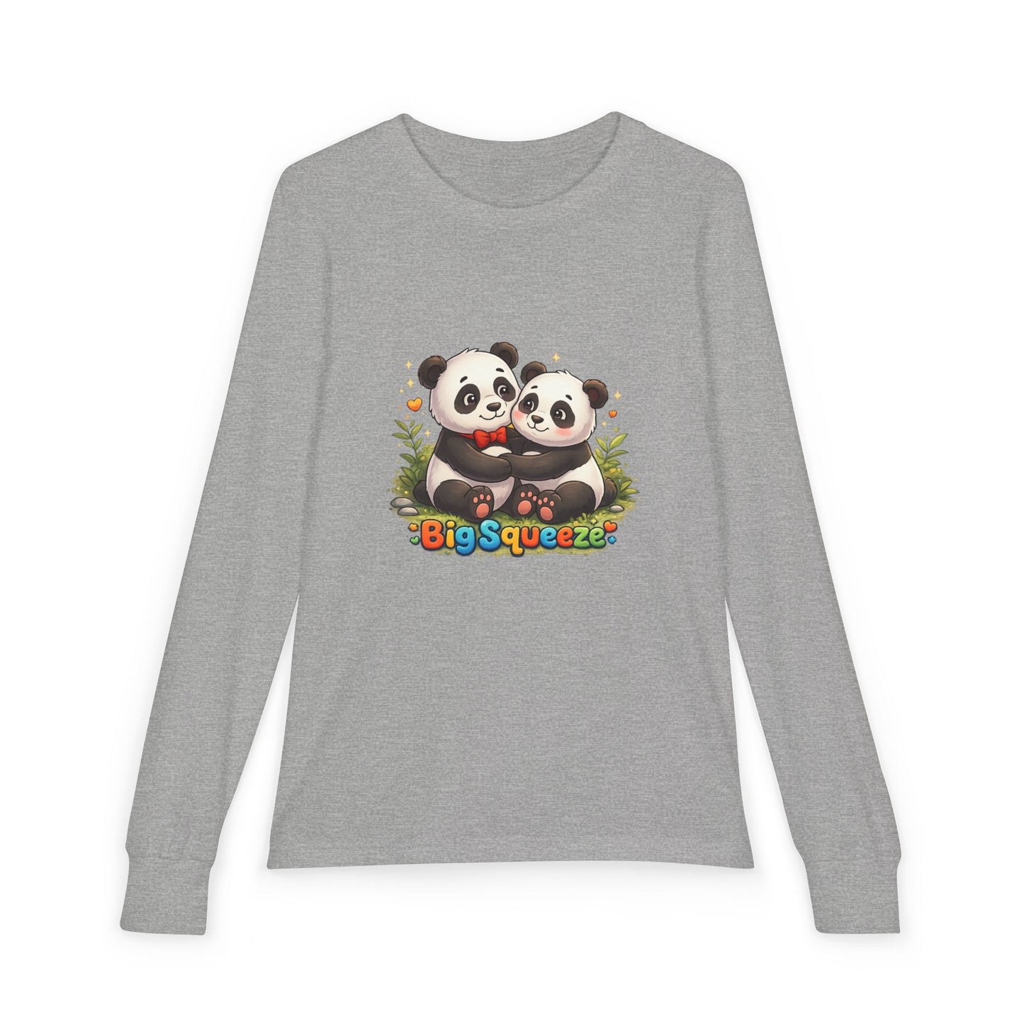 Big Squeeze Panda Youth Jersey Long Sleeve Tee