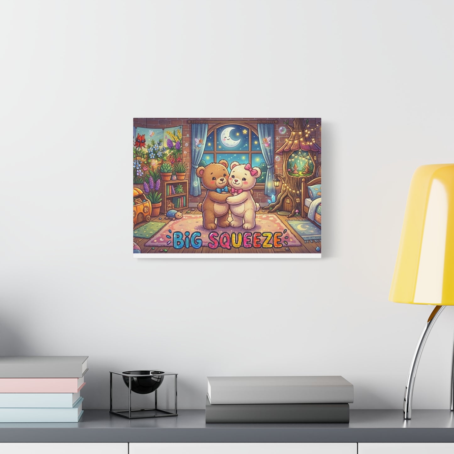 Big Squeeze Teddy Classic Canvas