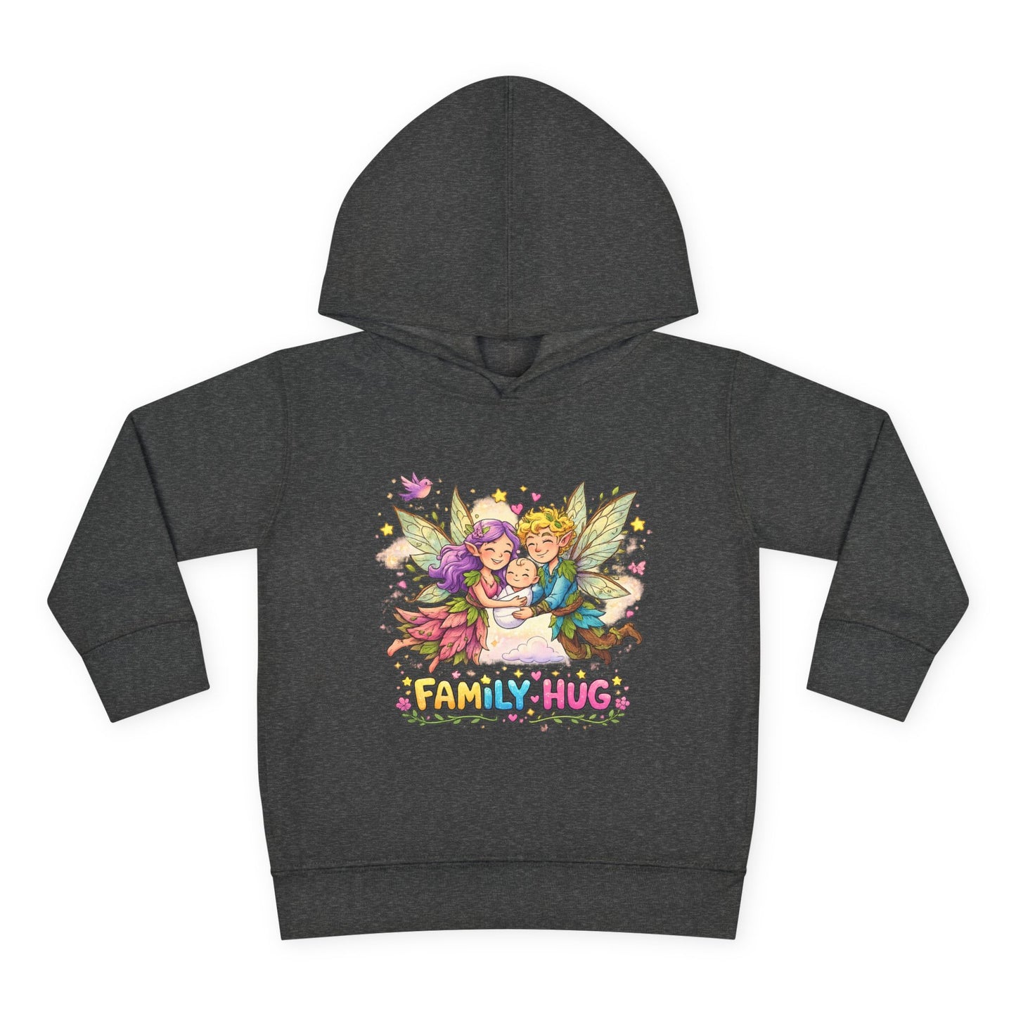Family Hug Fairy Toddler Pullover Fleece Hoodie