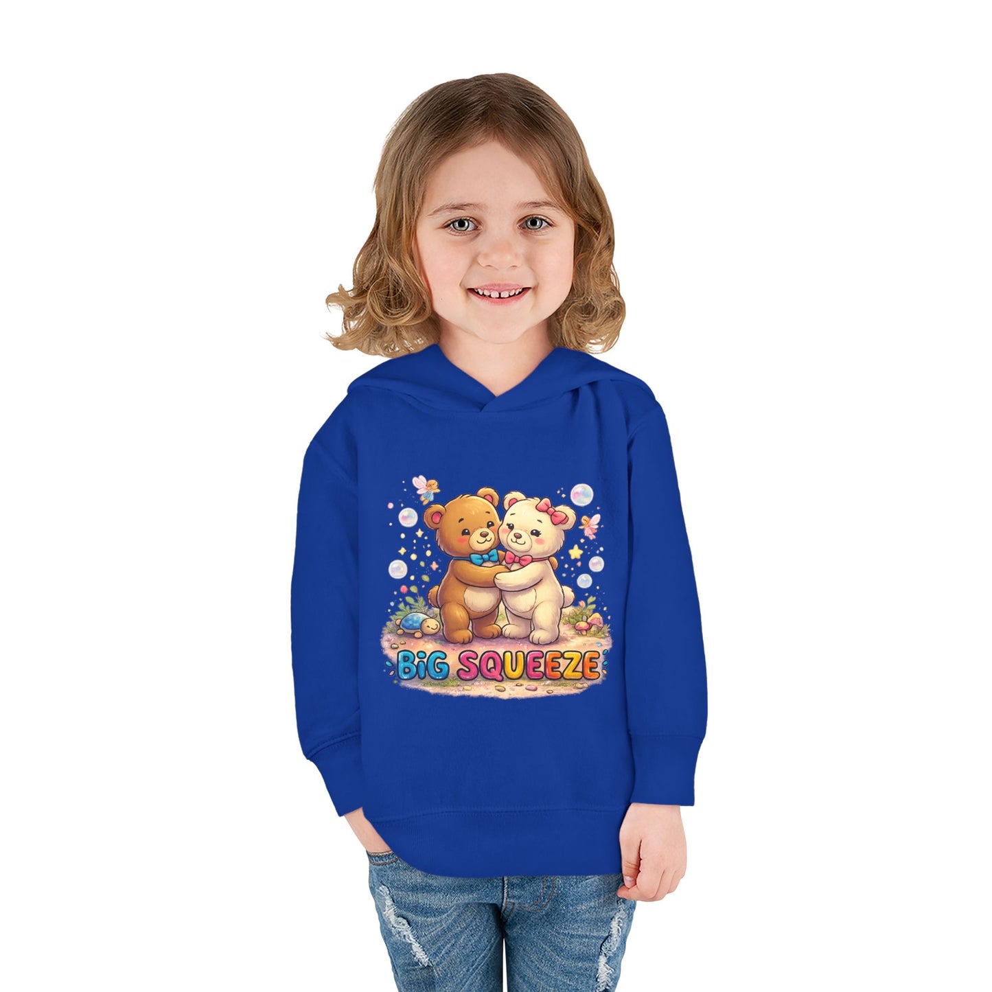 Big Squeeze Teddy Toddler Pullover Fleece Hoodie