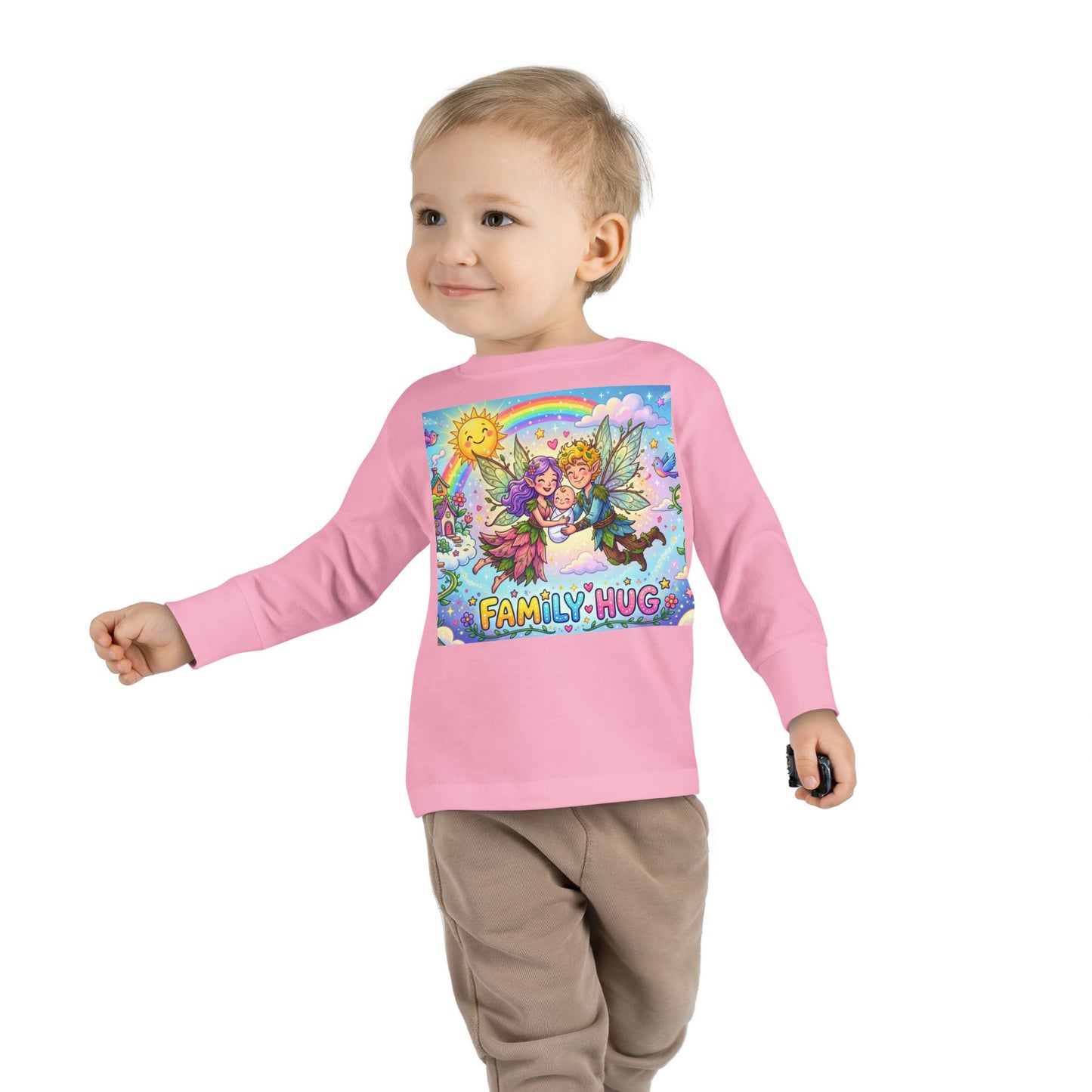 Family Hug Fairy Toddler Long Sleeve Tee