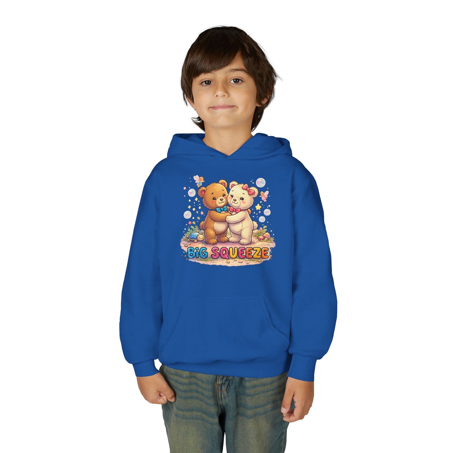 Big Squeeze Teddy Youth Heavy Blend Hooded Sweatshirt