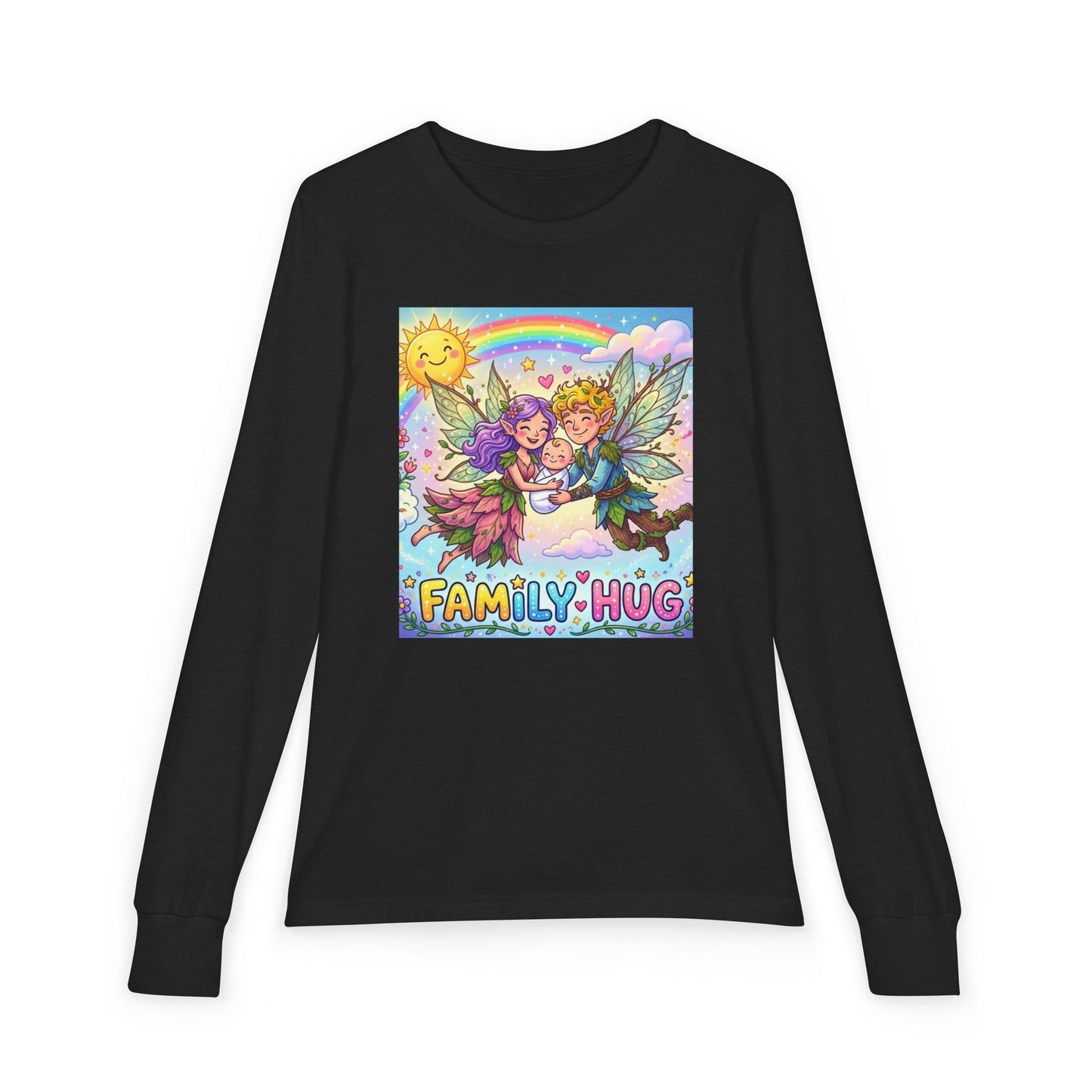 Family Hug Fairy Youth Jersey Long Sleeve Tee