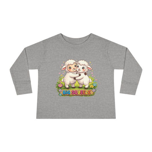 Big Squeeze Lamb Toddler Long Sleeve Tee