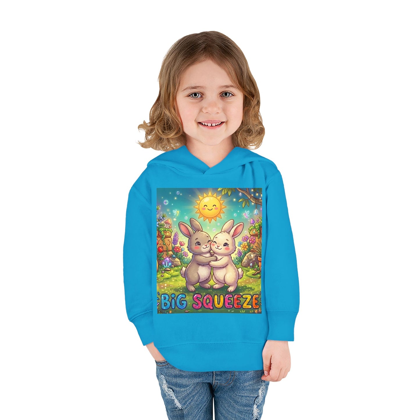 Big Squeeze Bunny Toddler Pullover Fleece Hoodie