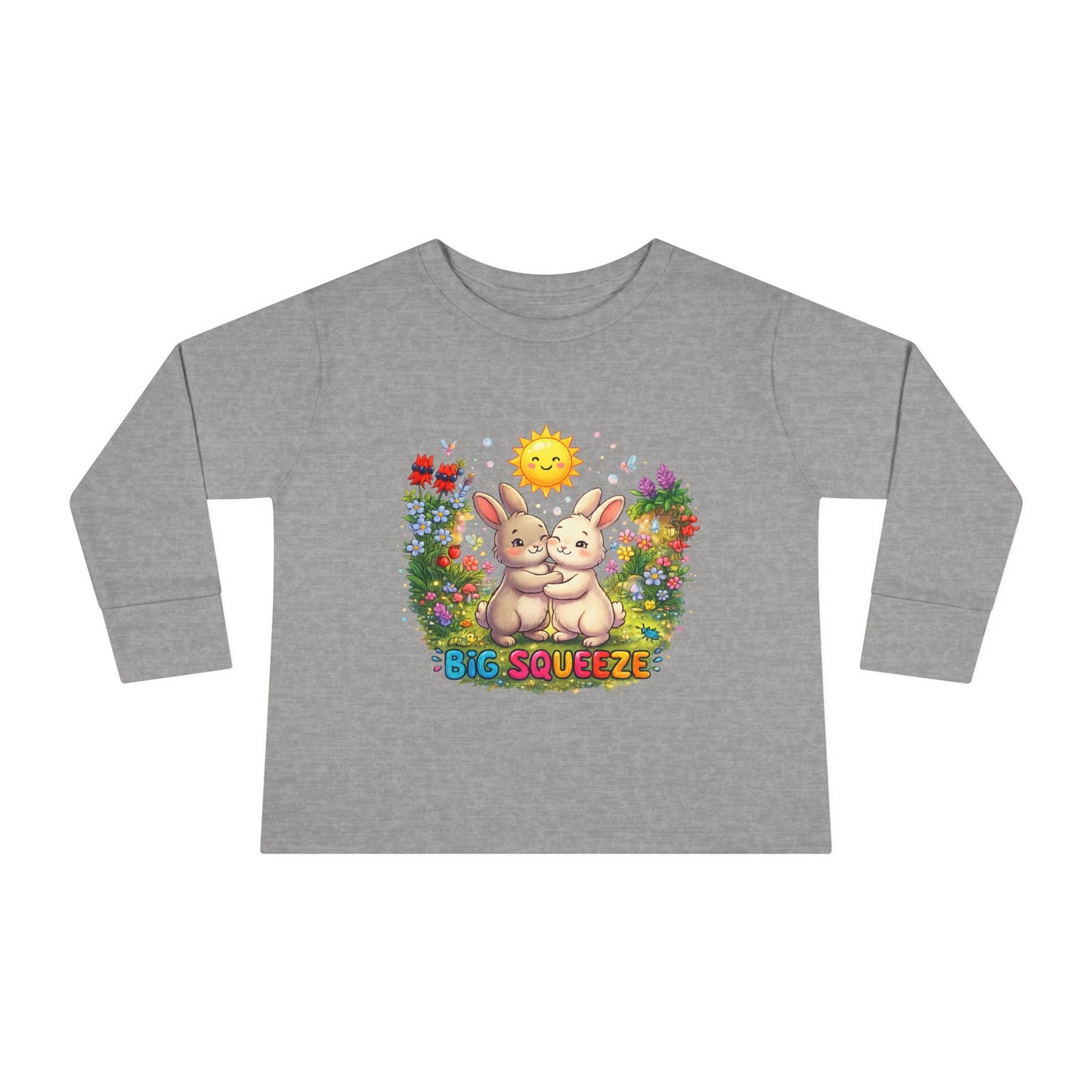 Big Squeeze Bunny Toddler Long Sleeve Tee