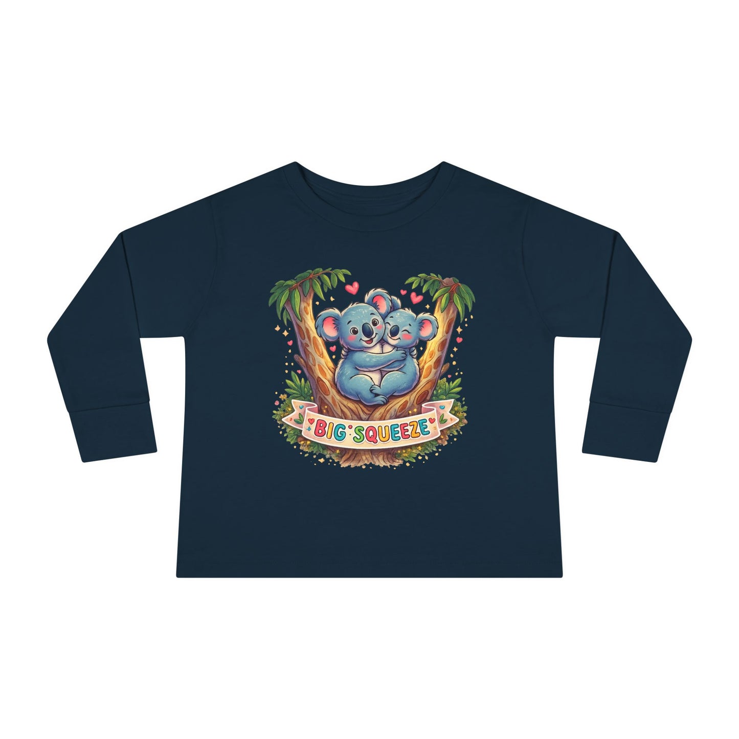 Big Squeeze Koala Toddler Long Sleeve Tee