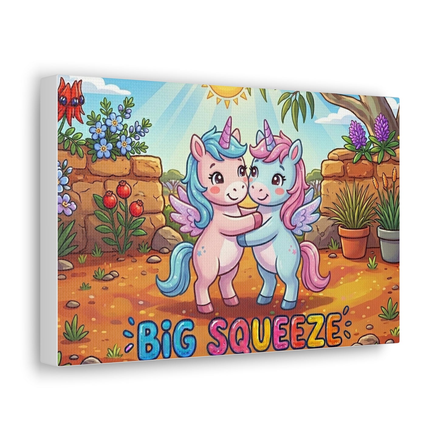 Big Squeeze Unicorn Classic Canvas
