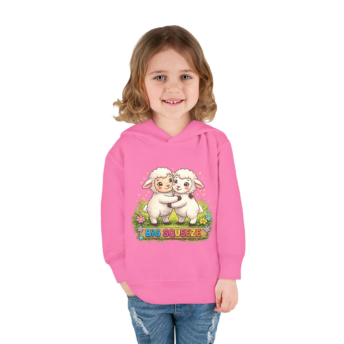 Big Squeeze Lamb Toddler Pullover Fleece Hoodie