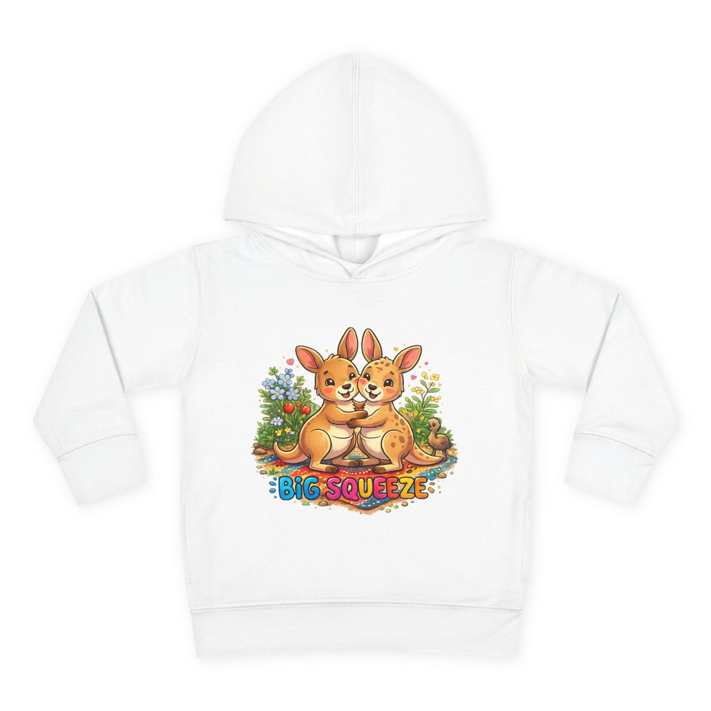 Big Squeeze Kangaroo Toddler Pullover Fleece Hoodie