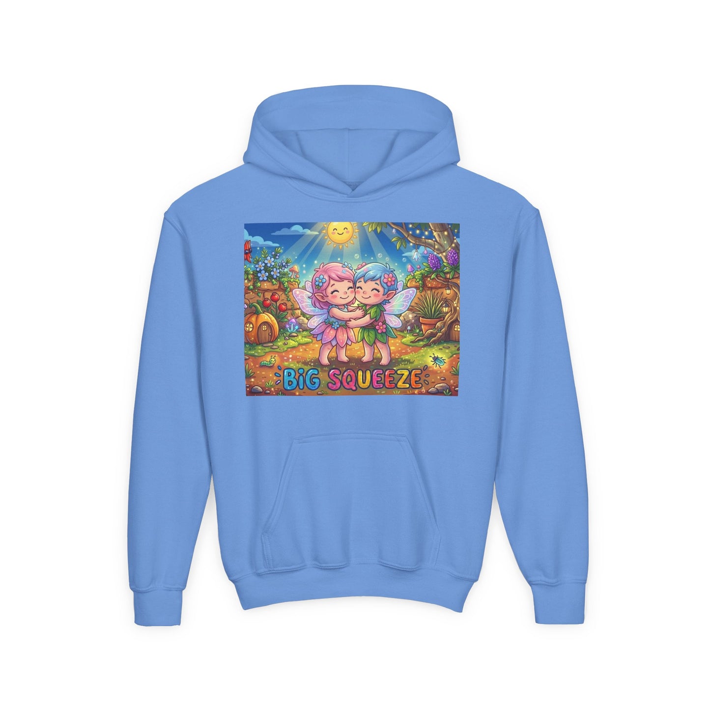 Big Squeeze Fairy Youth Heavy Blend Hooded Sweatshirt