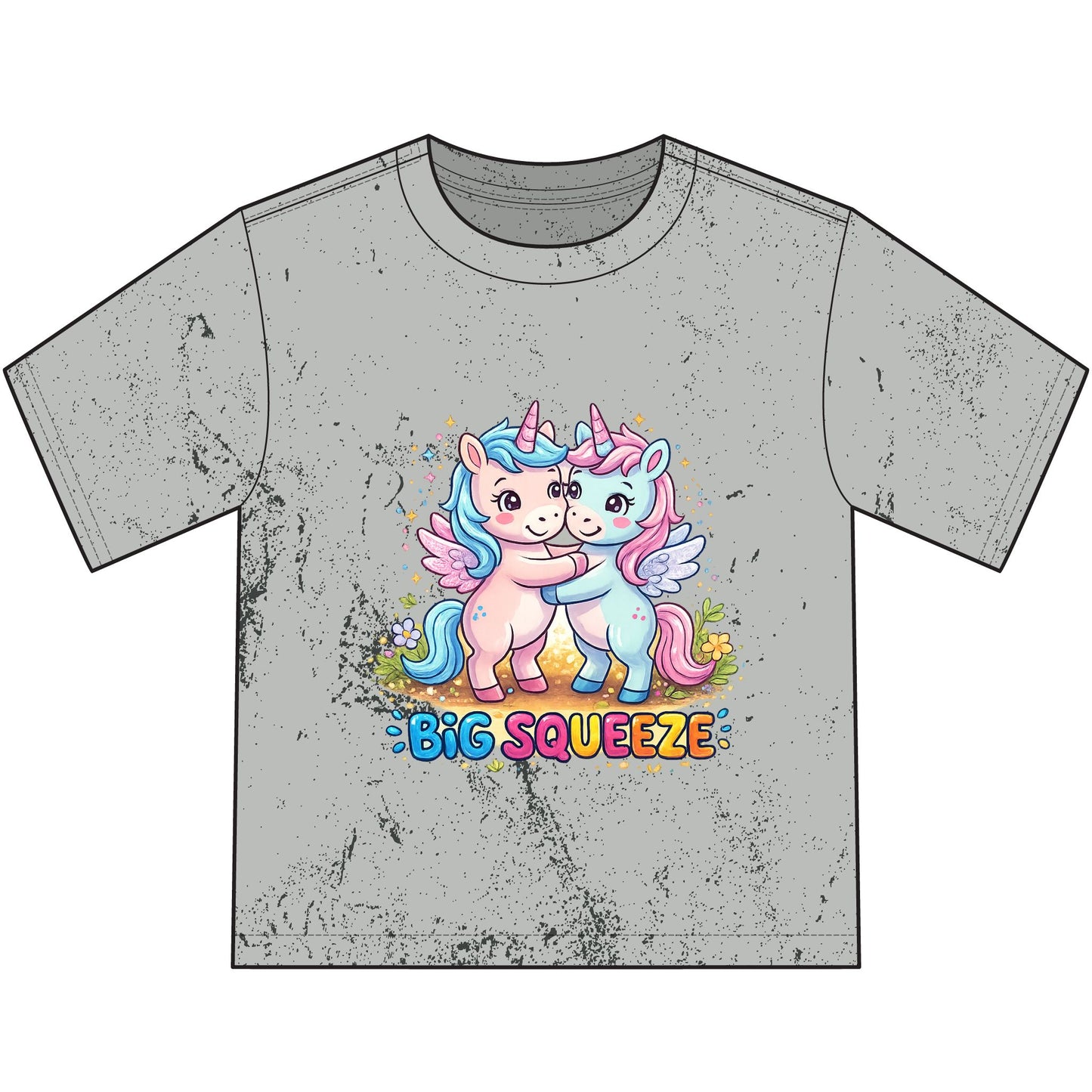 Big Squeeze Unicorn Heavyweight Color Blast Youth T-Shirt