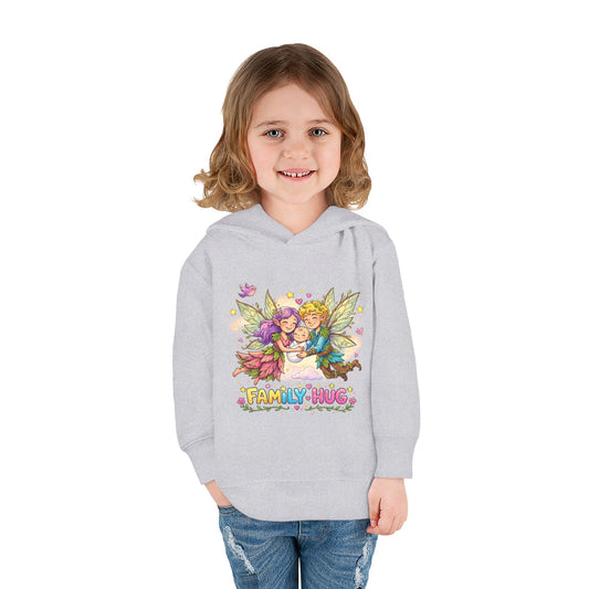 Family Hug Fairy Toddler Pullover Fleece Hoodie