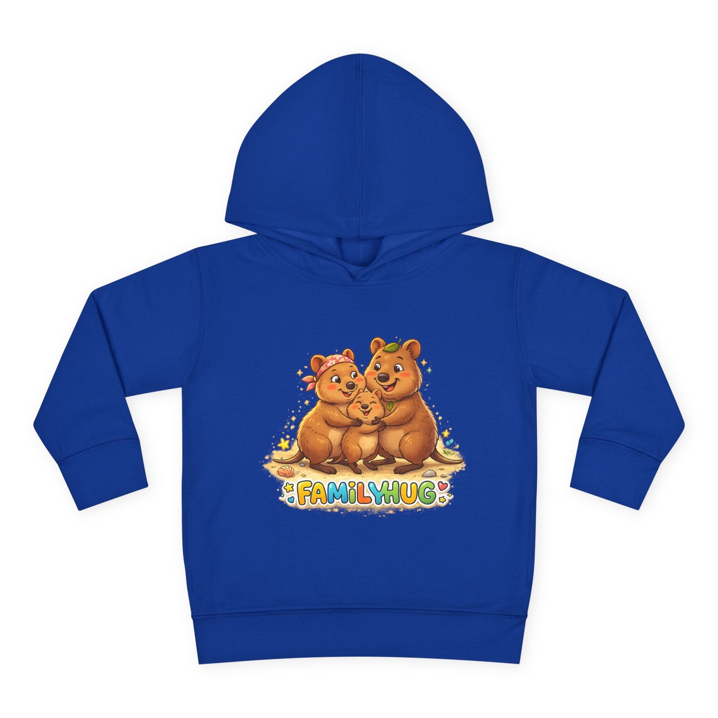 Family Hug Quokka Toddler Pullover Fleece Hoodie