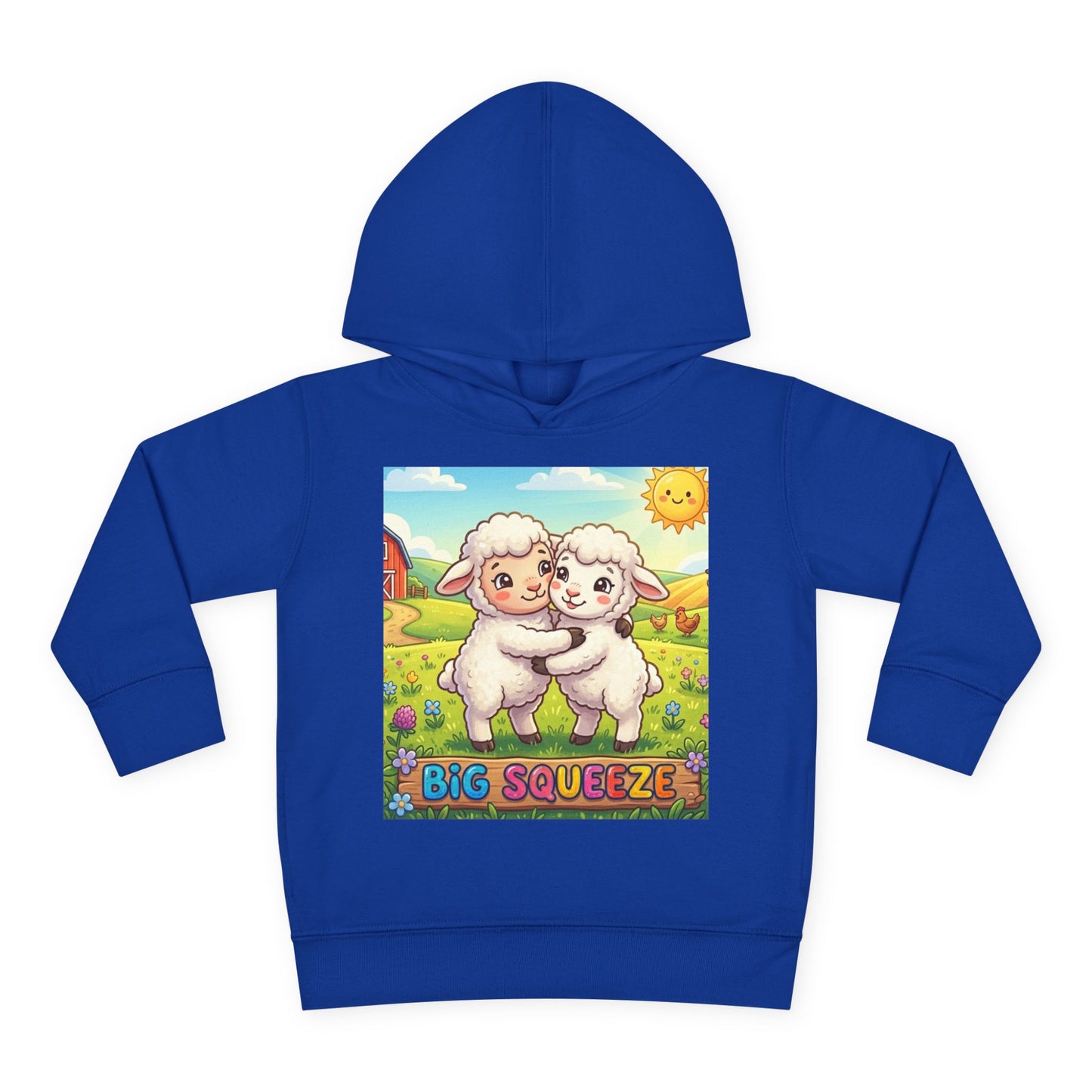 Big Squeeze Lamb Toddler Pullover Fleece Hoodie
