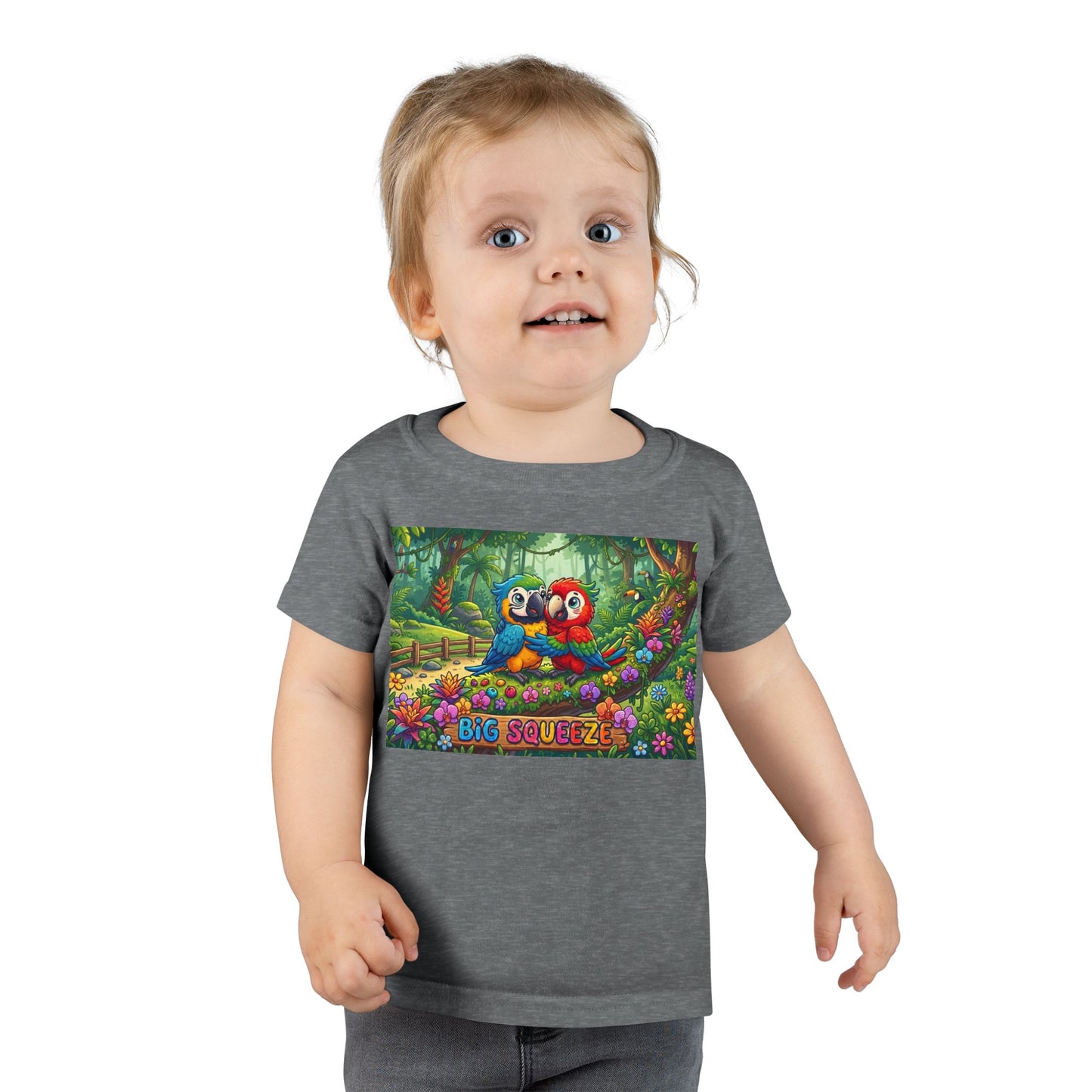 Big squeeze Macaw Toddler T-shirt